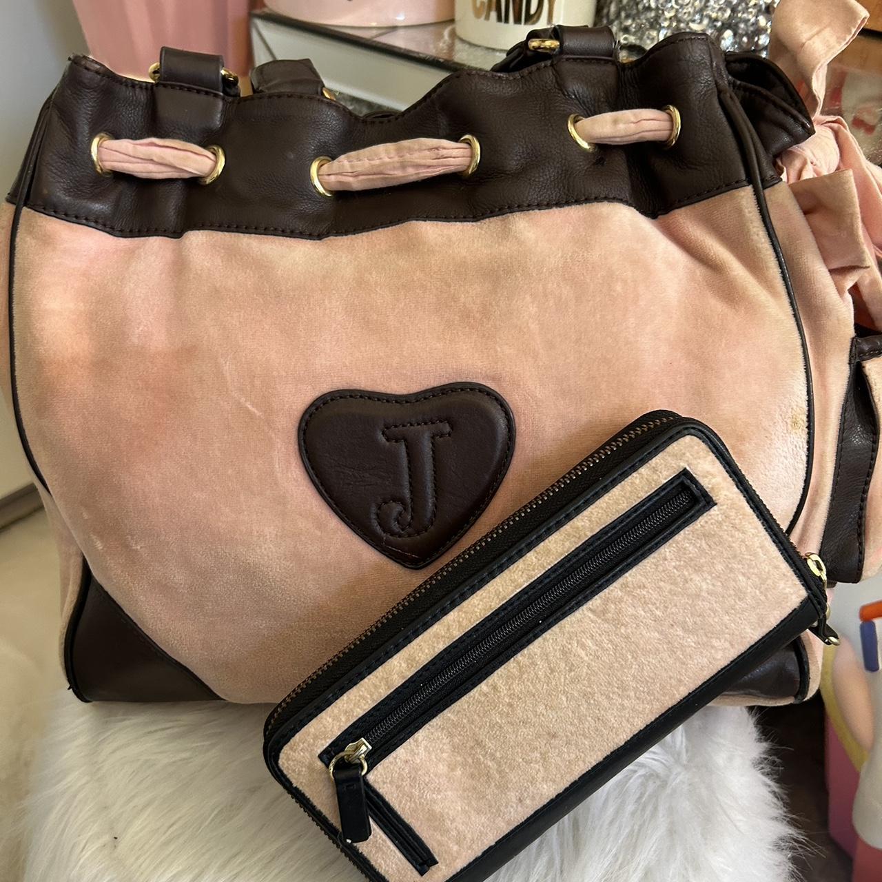 Super Rare Vintage Pink Juicy Couture Purse Handbag Shoulder Bag