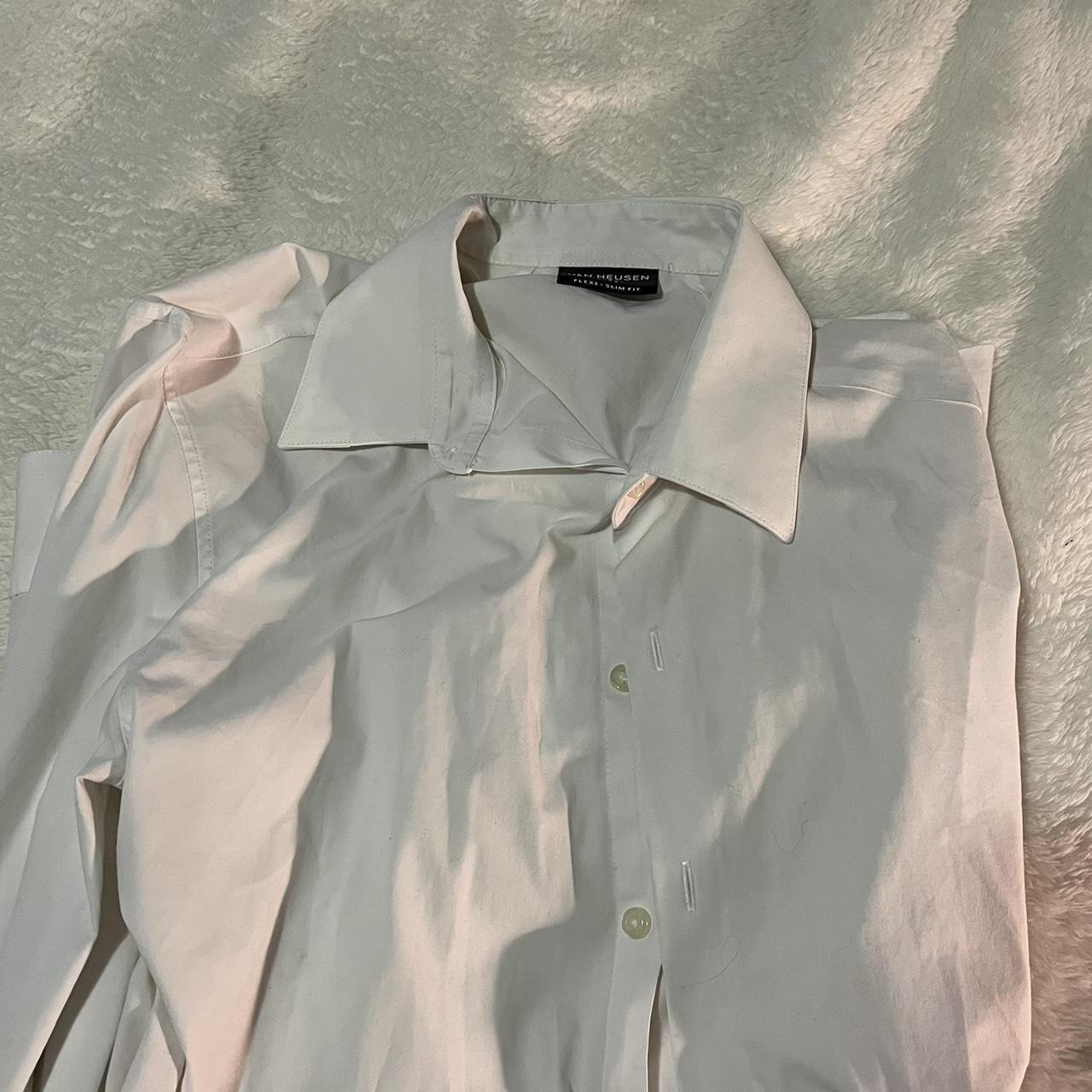 Van Heusen Men's White Shirt | Depop