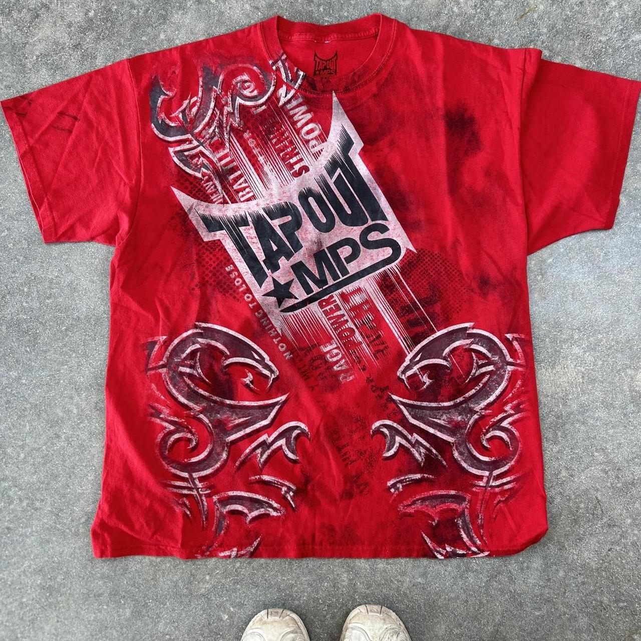 Insane Tapout Tribal Semetary Gothic Affliction... - Depop