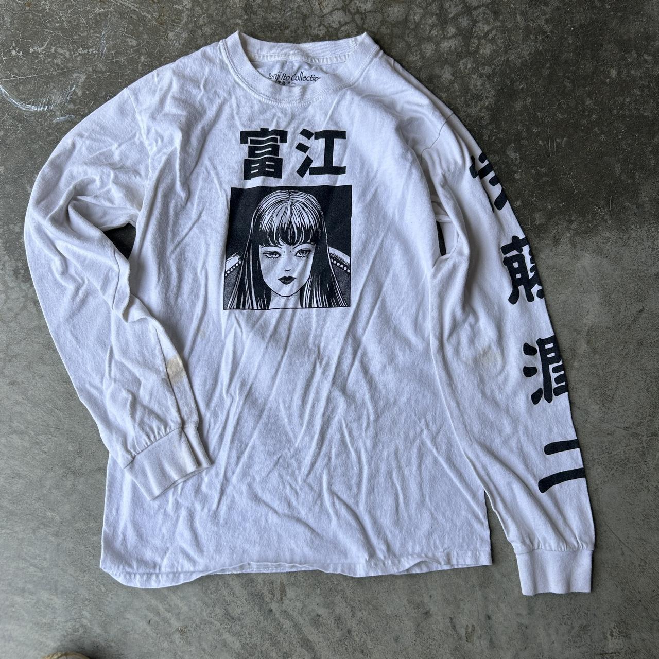 Junji Ito Anime Long sleeve ☆ has marks ☆ free | Depop
