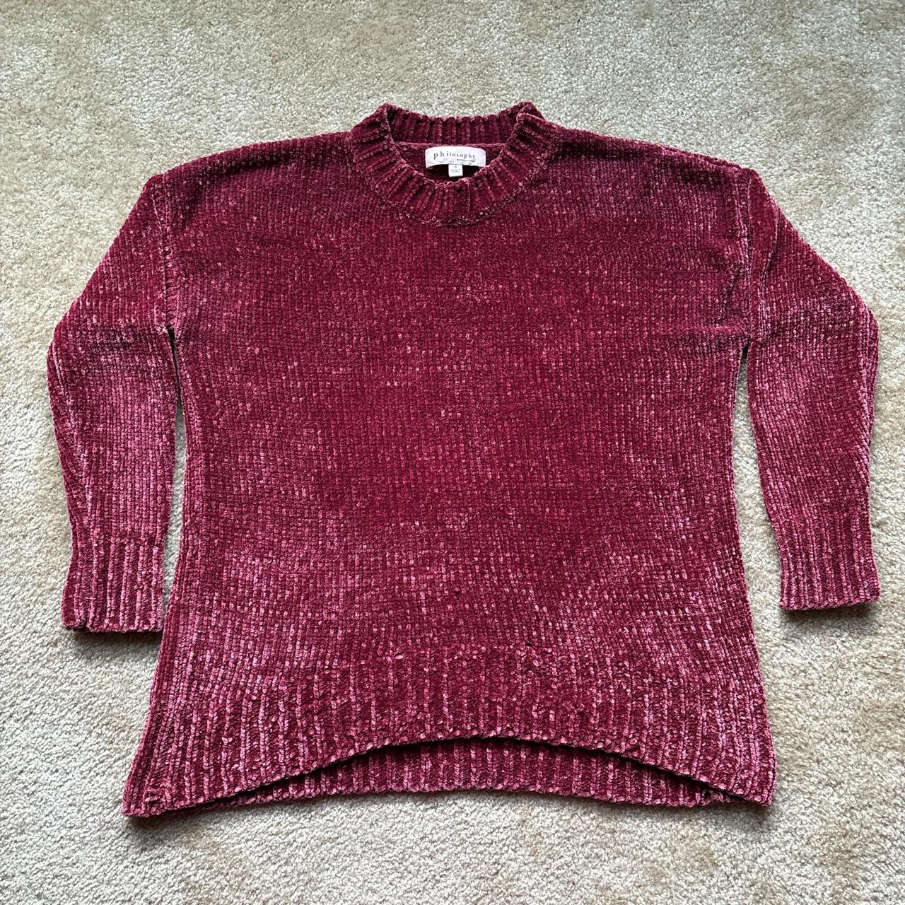 Philosophy shop chenille sweater