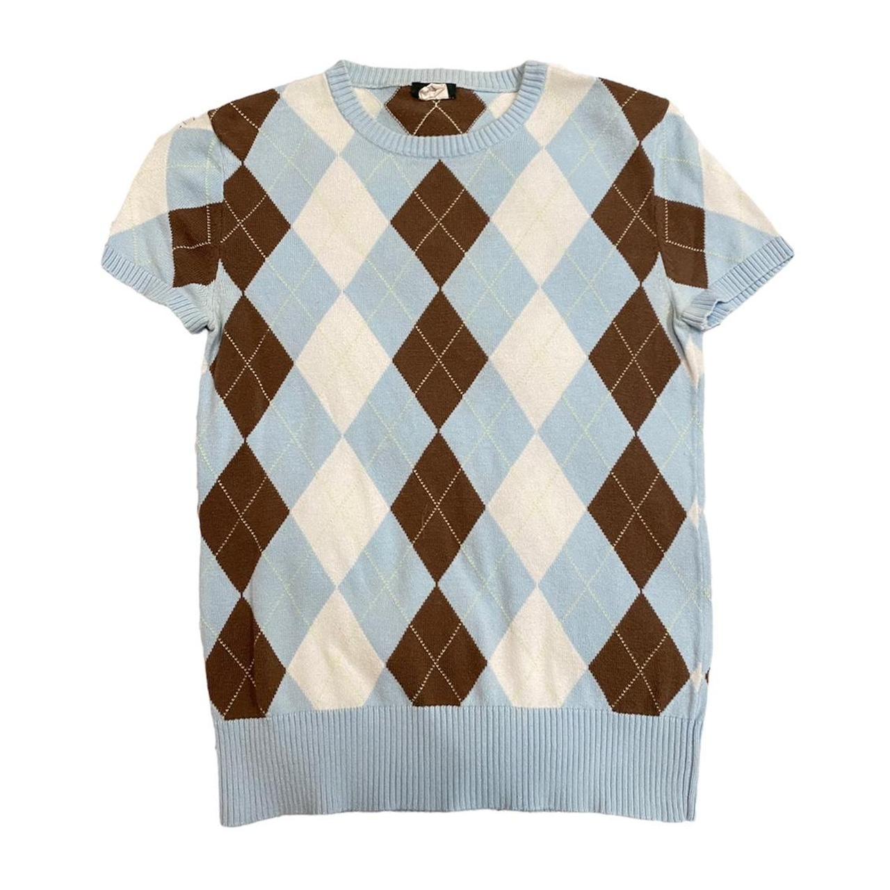 J crew argyle on sale sweater