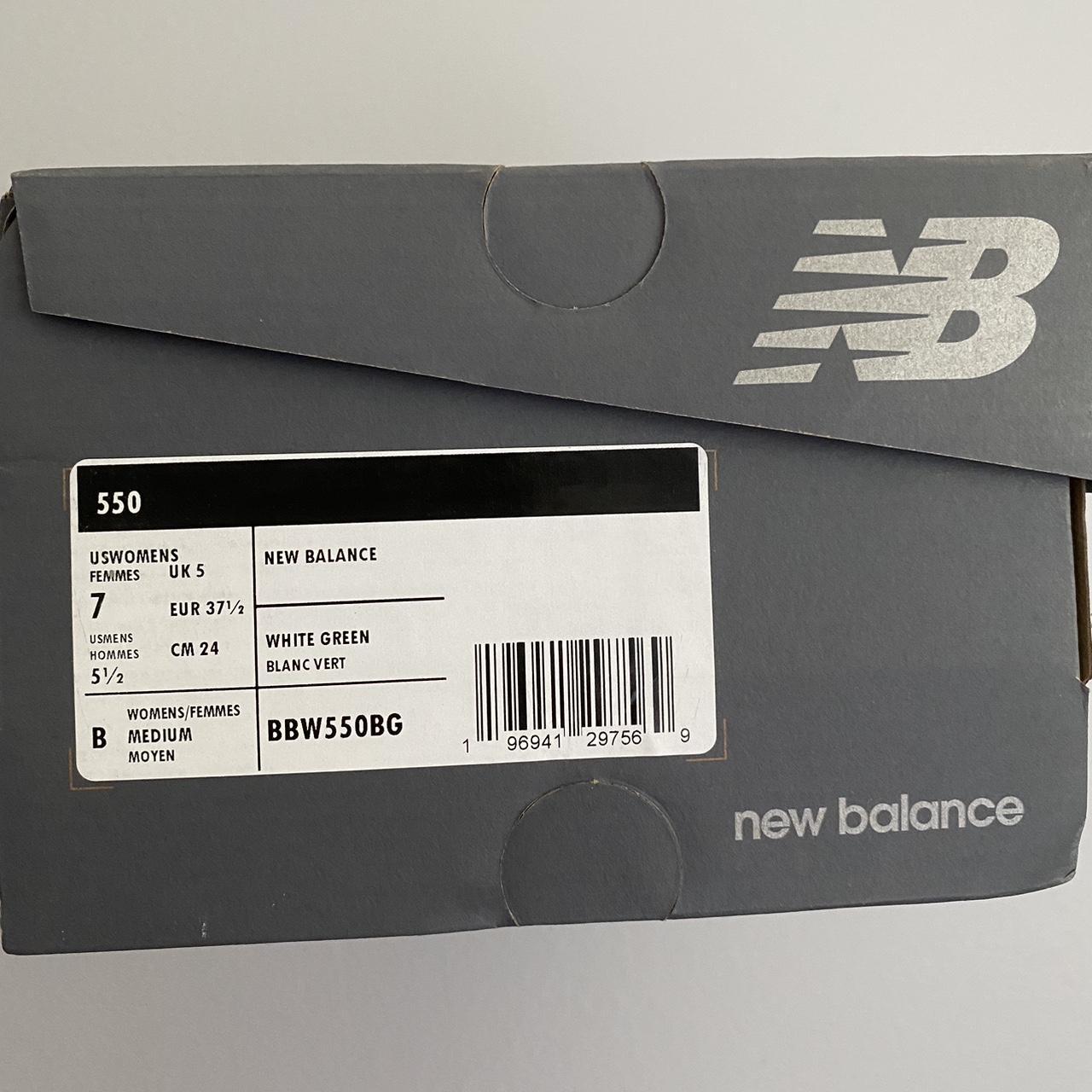 NEW New Balance 550 Sneakers White Juniper - women’s... - Depop