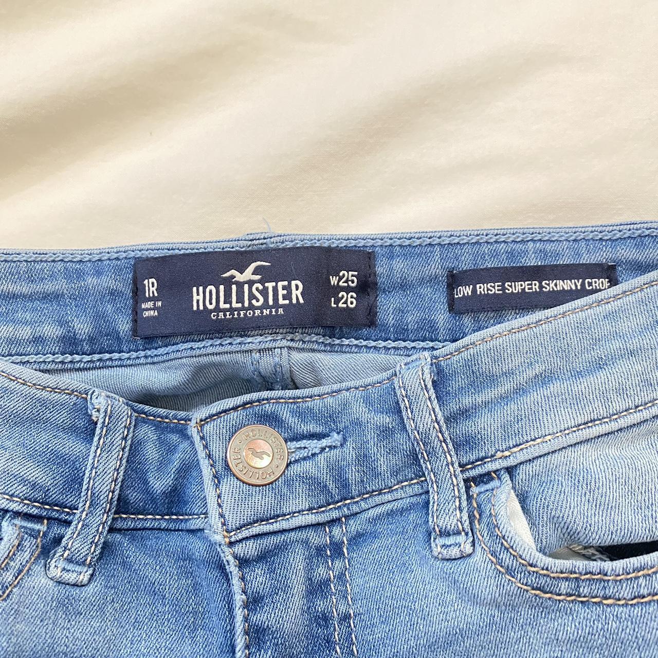Hollister Low Rise Super Skinny Cropped Jeans - - Depop
