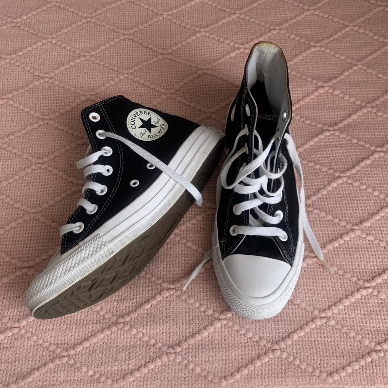 Converse Chuck Taylor All Star high top trainers US... - Depop