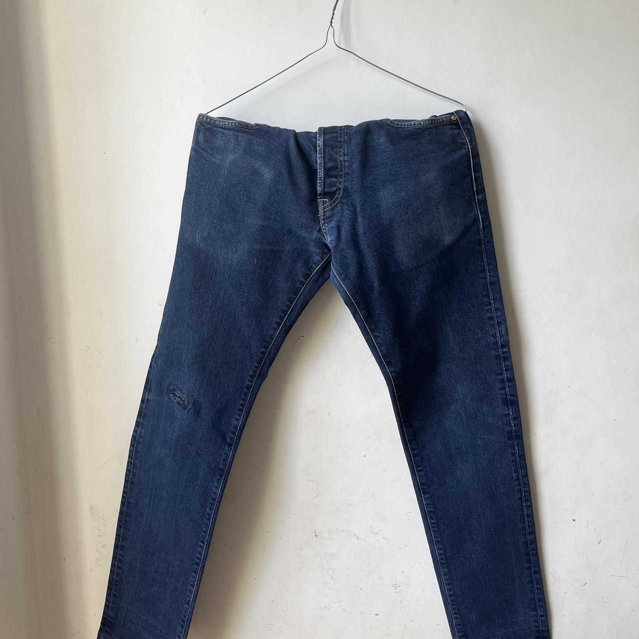Navy Blue Carhartt Jeans Klondike Pant: 30 x... - Depop