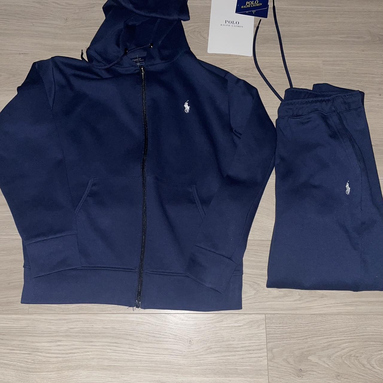 Ralph Lauren Men's Navy and Blue Joggers-tracksuits | Depop