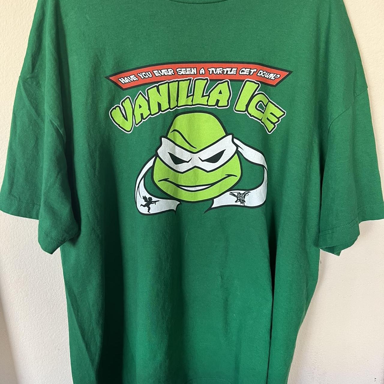Limited edition vanilla ice ninja turtle shirt - Depop