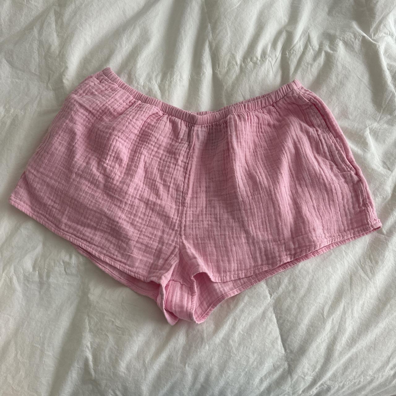 Worn Once Pink Shorts Very Cute And Soft Perfect Depop