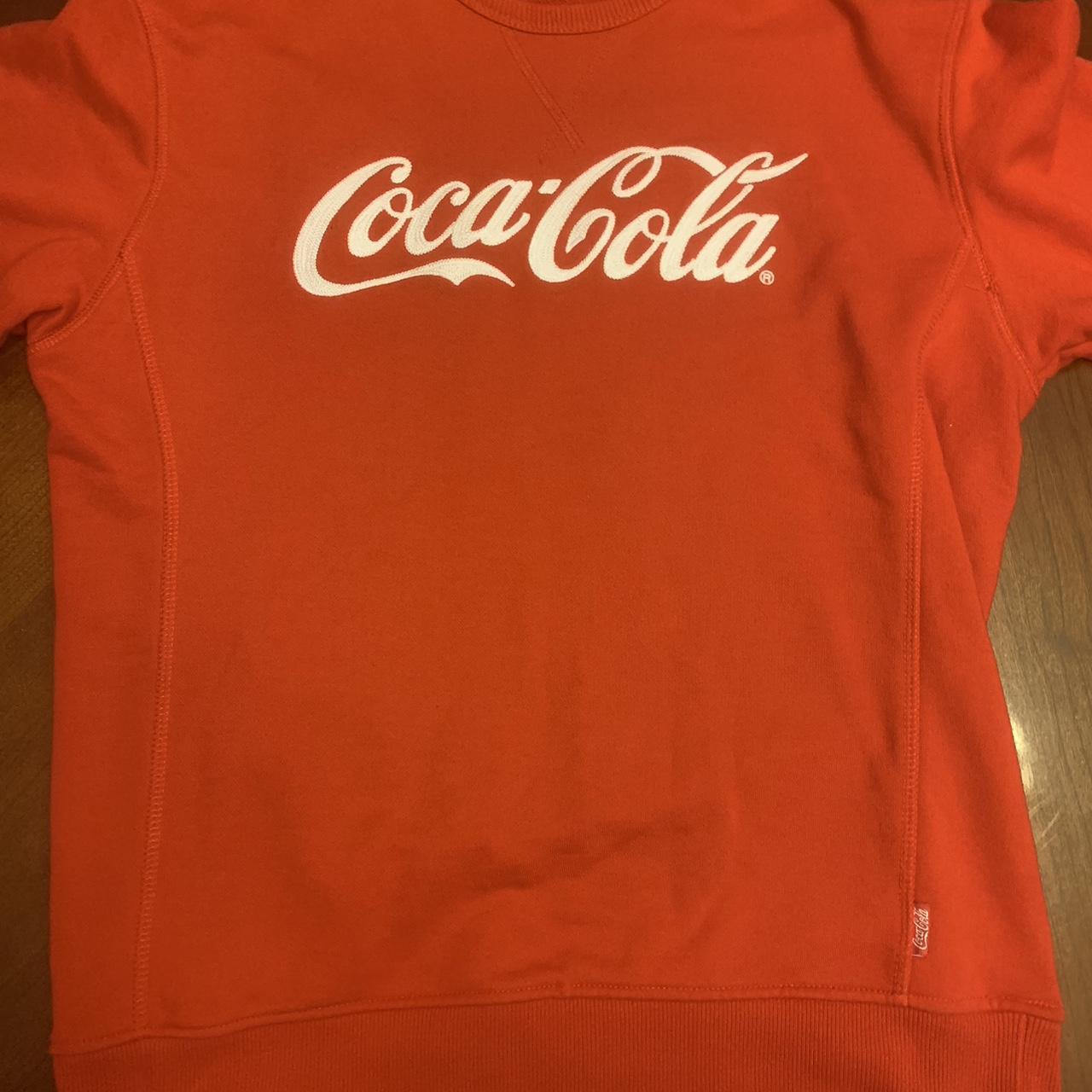 Coca Cola Embroidery Sweater - Depop