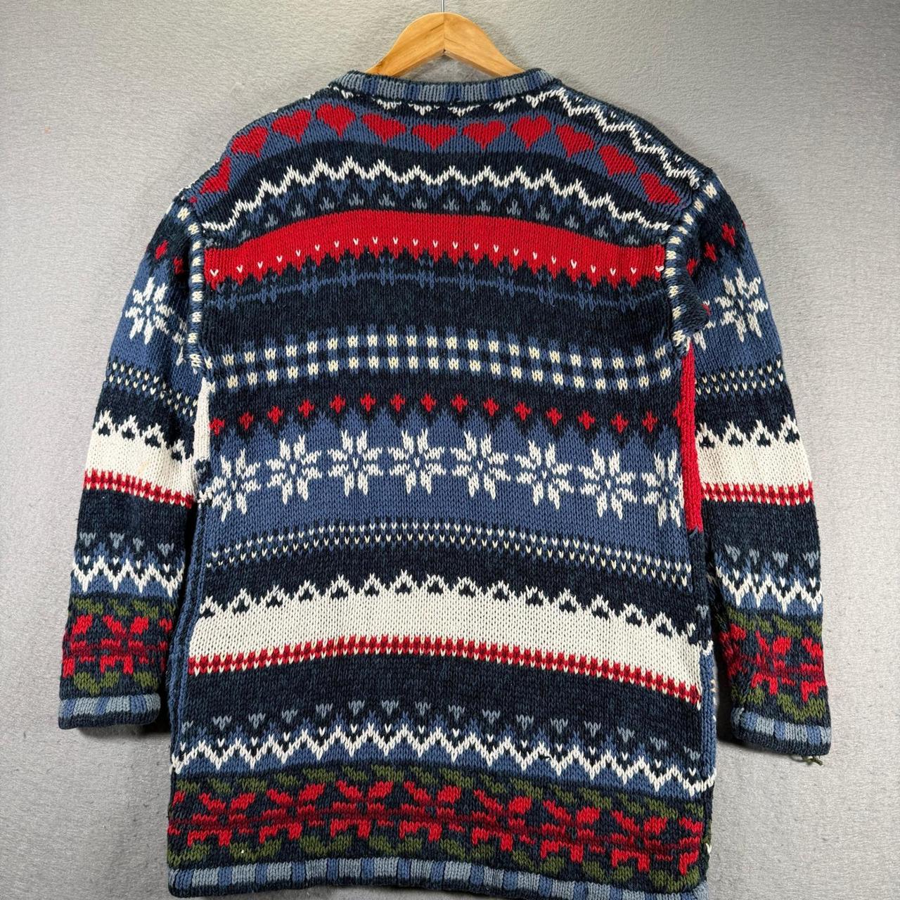 Casual Corner Women's Sweater - Blue/Red - L – Vi… - image 2