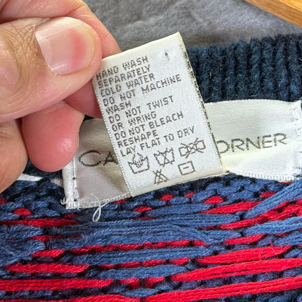 Casual Corner Women's Sweater - Blue/Red - L – Vi… - image 7