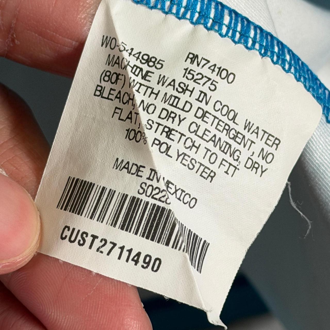 Preloved Men's T-shirt - Blue/White - M – Cloud9 … - image 7