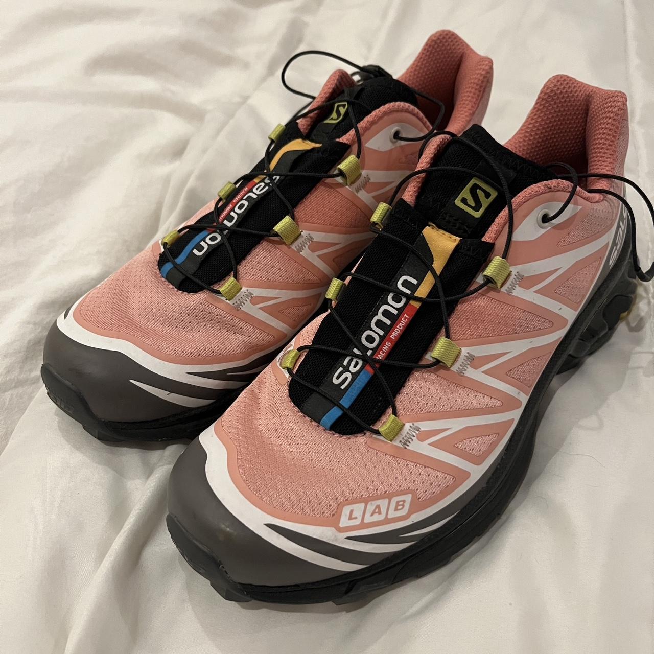 salomon pink shoes