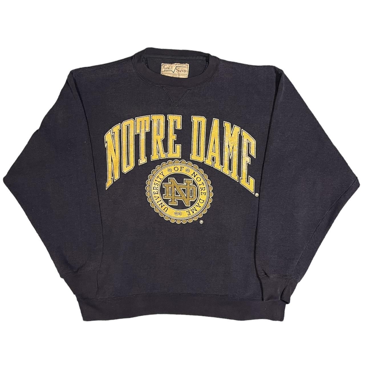 Vintage University Of Notre Dame Sweater Size... - Depop