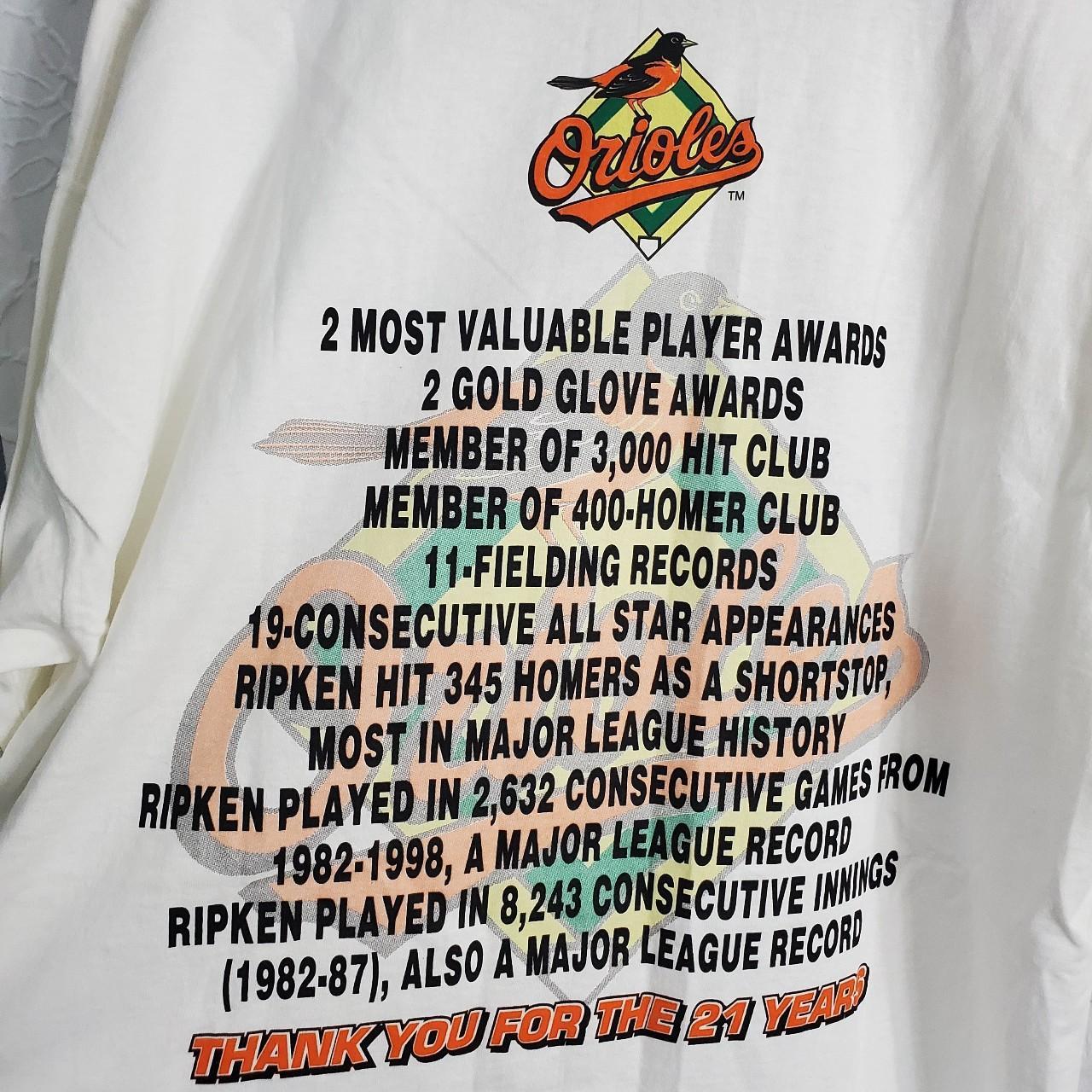 Cobblestore Vintage Cal Ripken Shirt 2001 Cal Ripken Jr Shirt Vintage Orioles Ripken Tshirt Baltimore Orioles Shirt Lee Sport Y2K Baseball Deadstock MLB