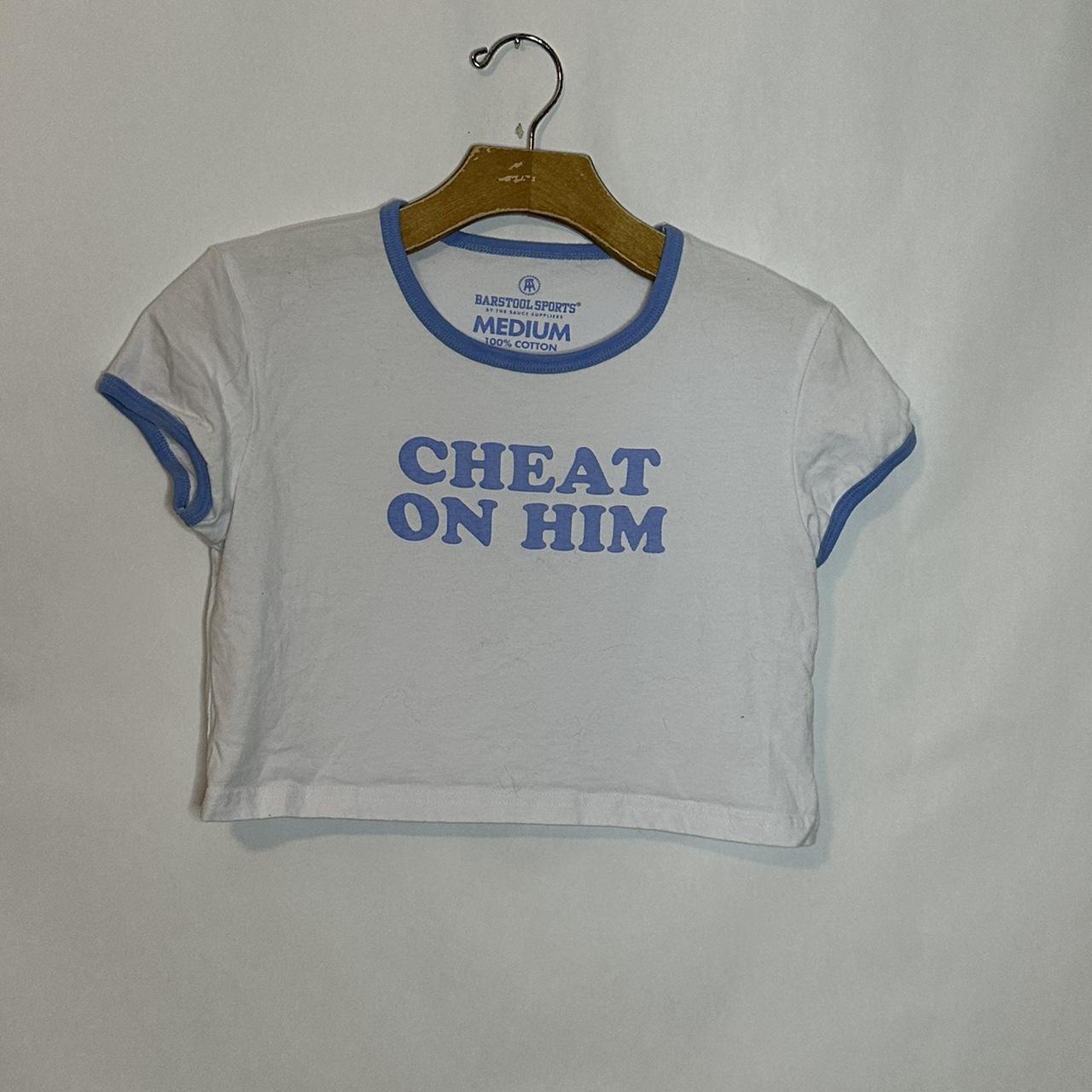 Barstool Sports Women's Blue Tshirt Depop