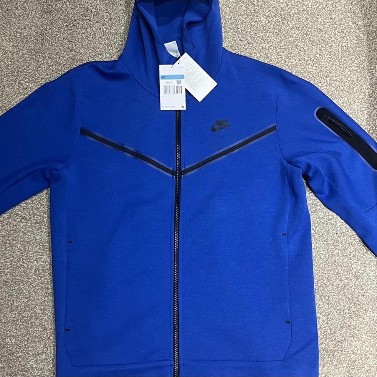 Full Royal Blue Tech Fleece Size M Depop 1400