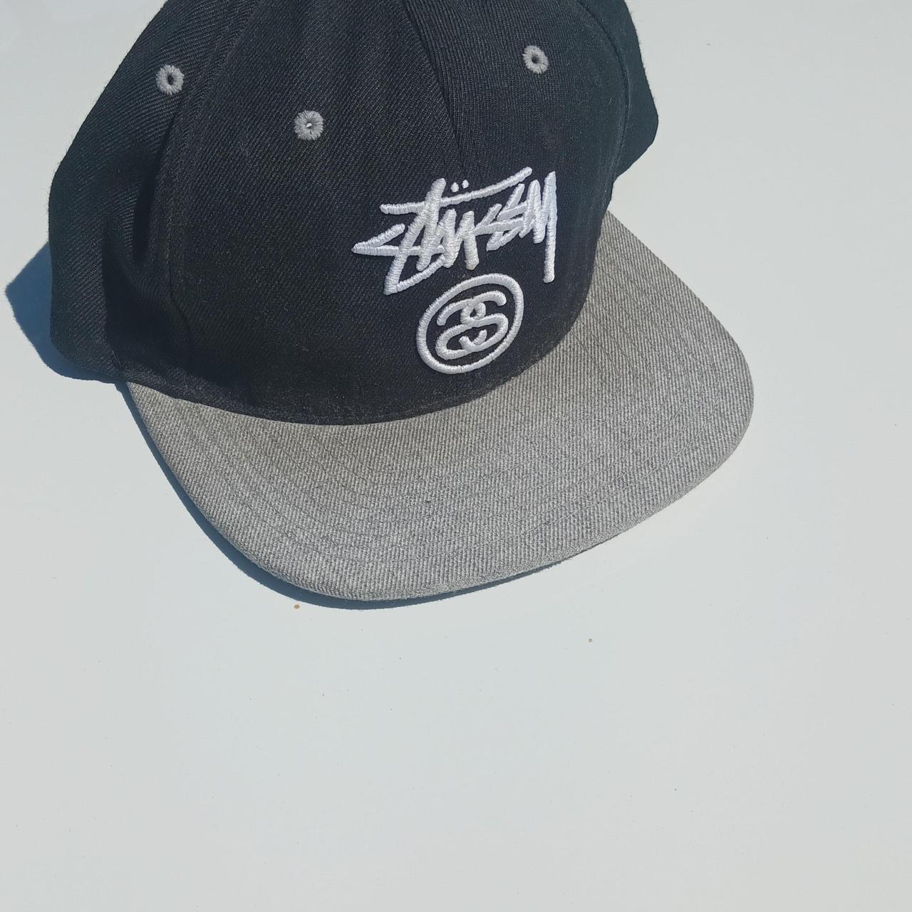 e*♡様 stussy cap New Vintage Stussy SS Chain Link Strapback Cap Hat Black