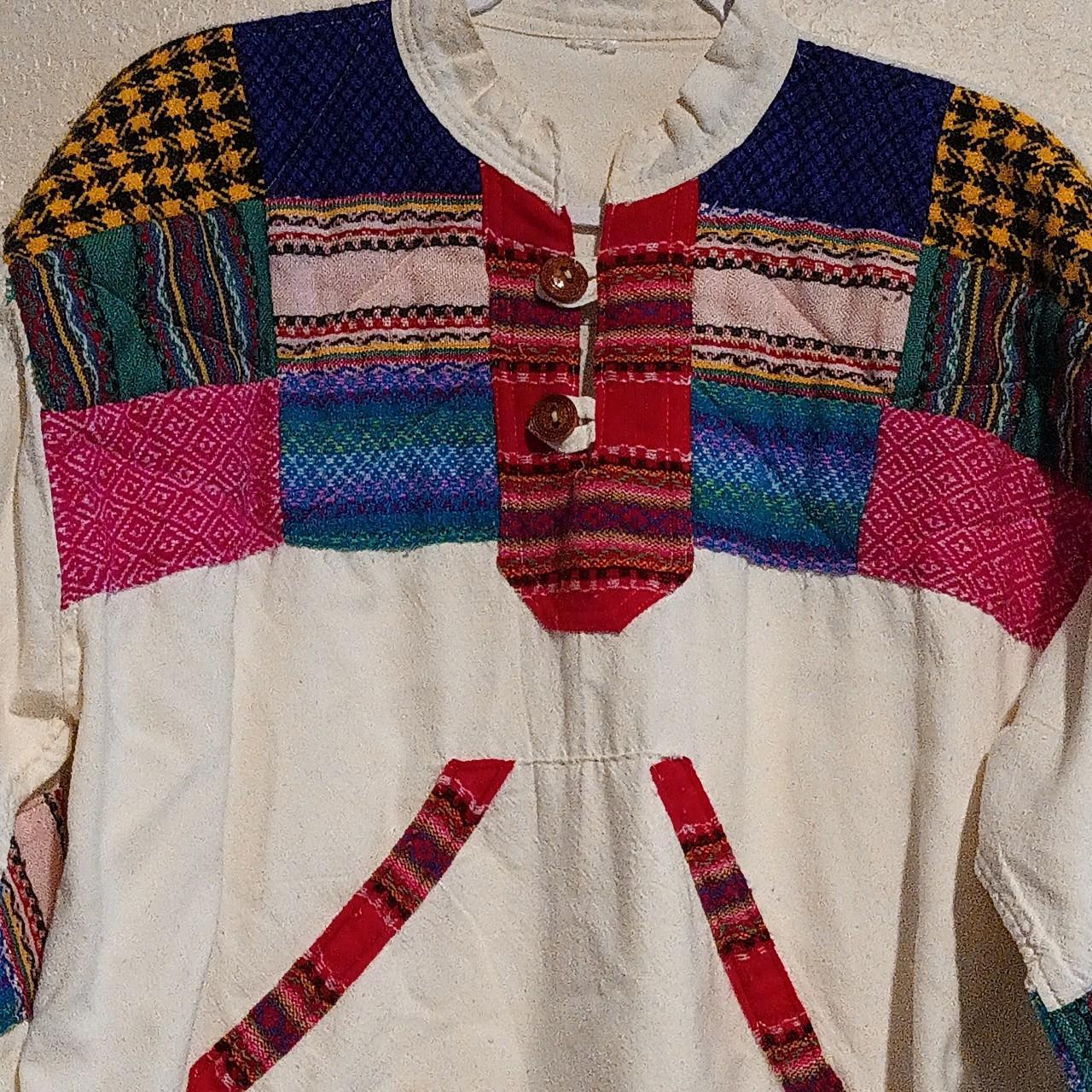 Women's Jacket - Multi/White - XL – Patchwork boh… - image 2