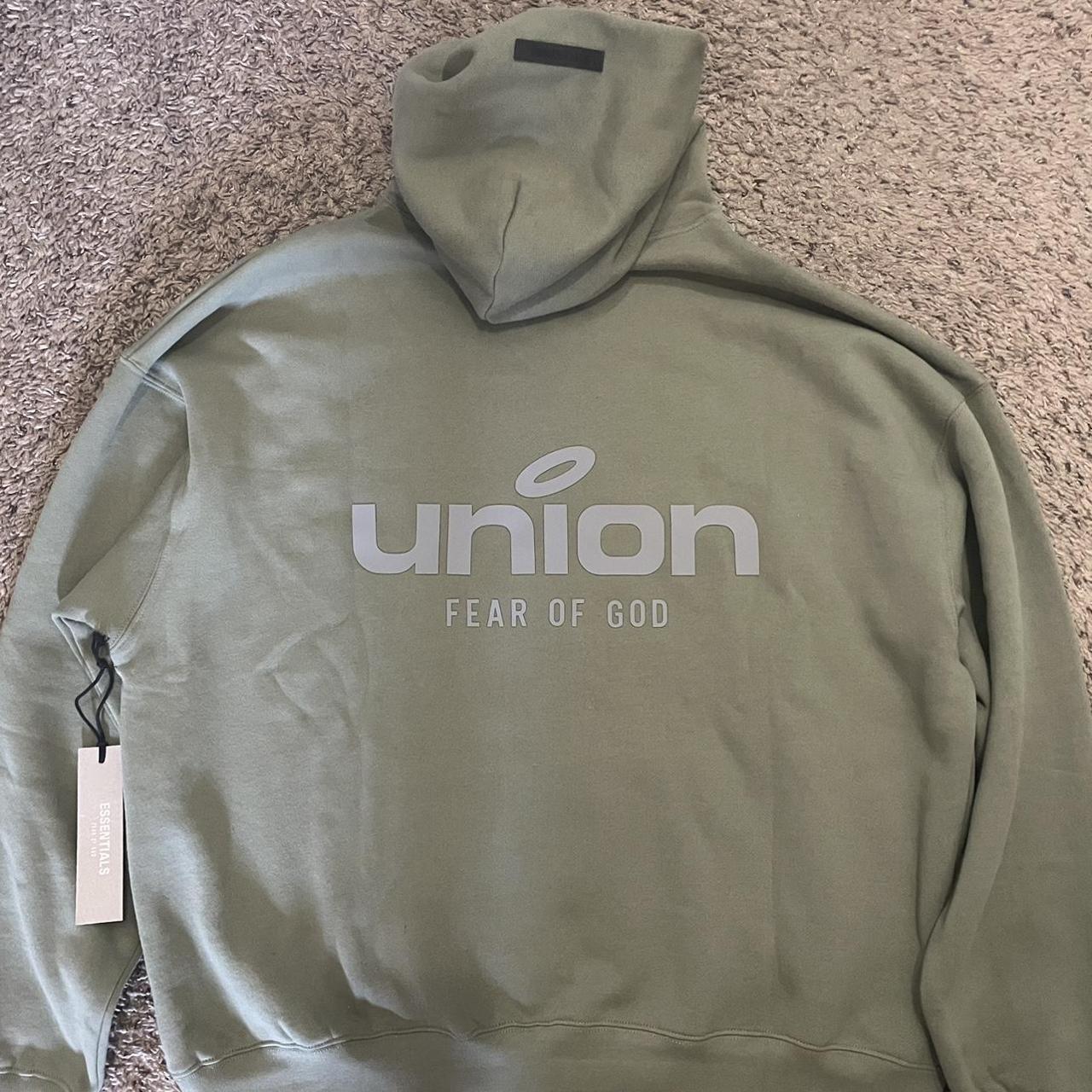 Essentials Fear of God X Union collab hoodie vintage...