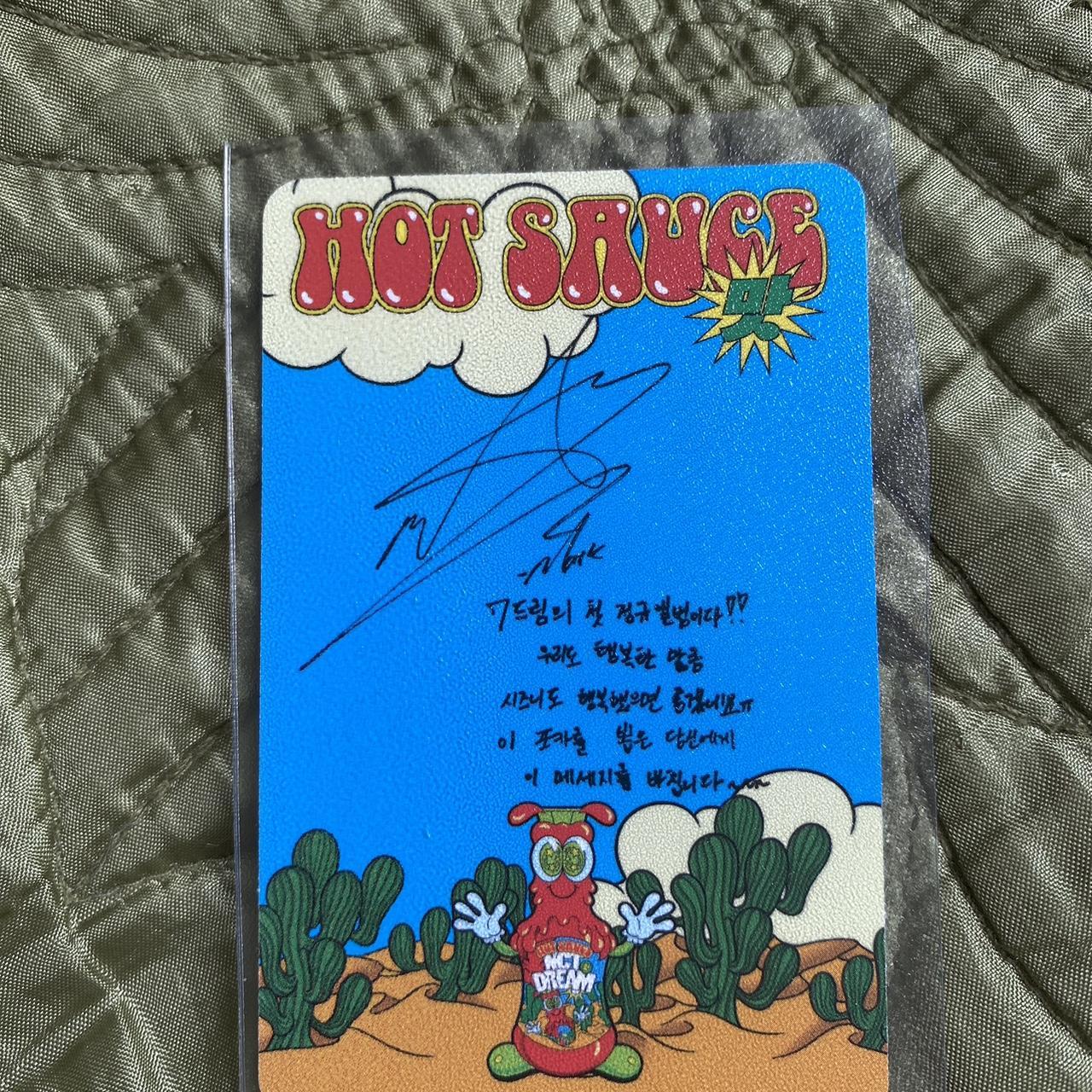 Mark hot sauce photocard 🥵 £8 + £1 shipping = £9 I... Depop