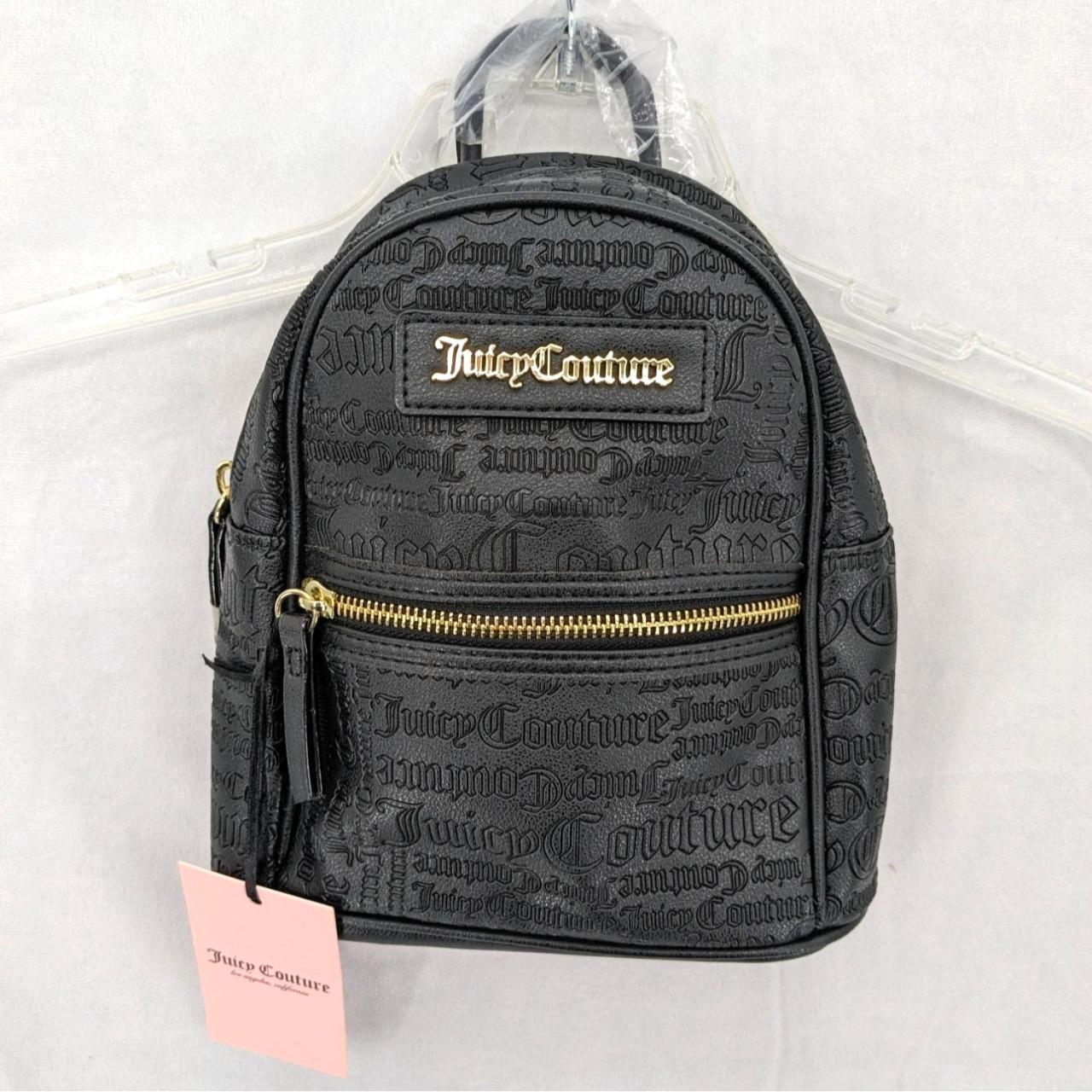 Juicy Couture Embossed Backpack outlet + Pouch