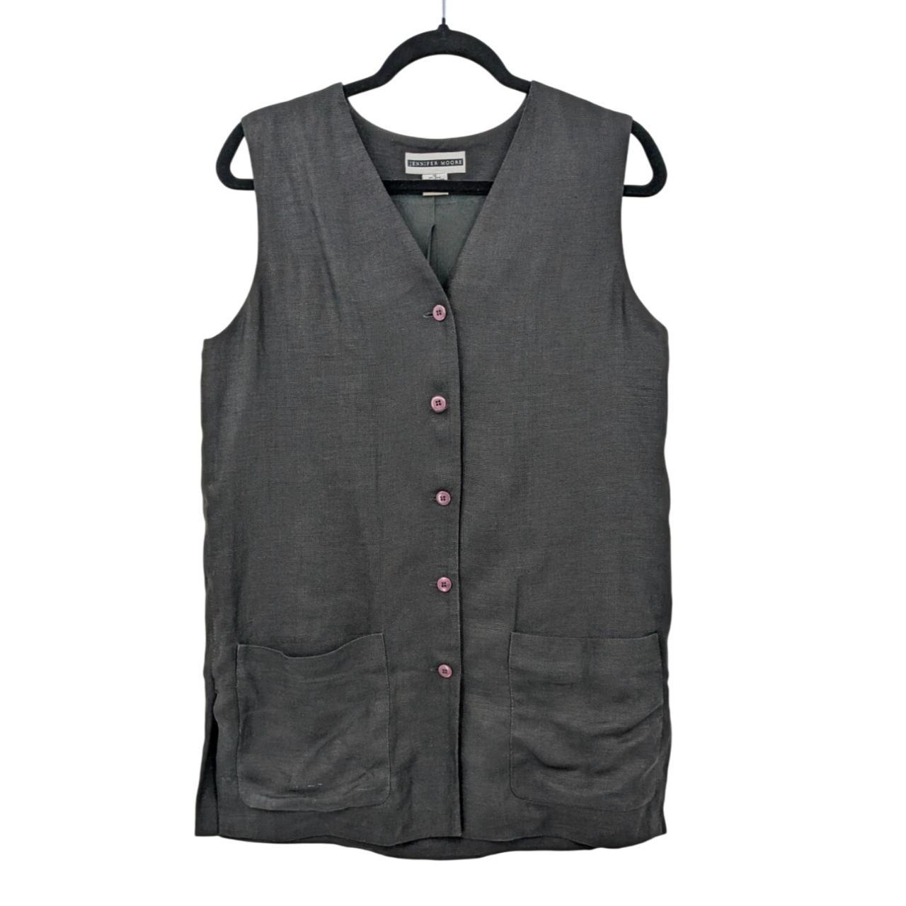 Vintage Women's Vest - Black - 10 – Vintage Jennifer Moore Vest Women Size 10 …