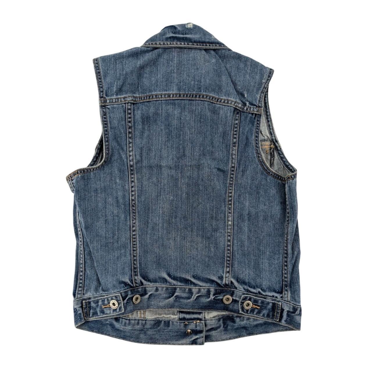 Levi's Women's Vest - Blue - M – Levis Denim Truc… - image 2