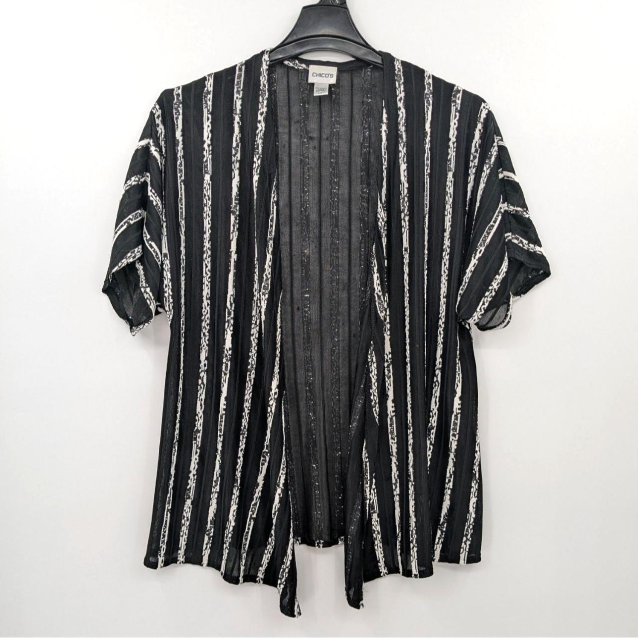 Vintage Chicos Sheer Kimono Women Size S Depop