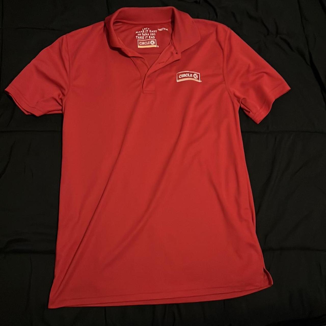 Red circle k polo Depop