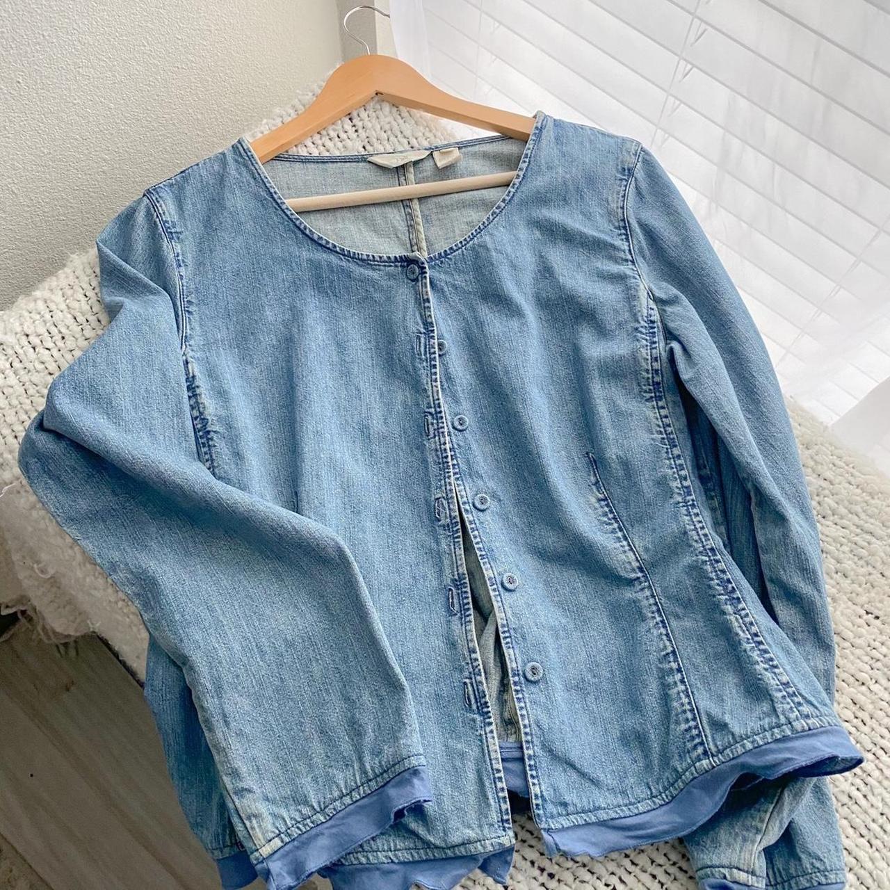 J jill outlet denim jacket