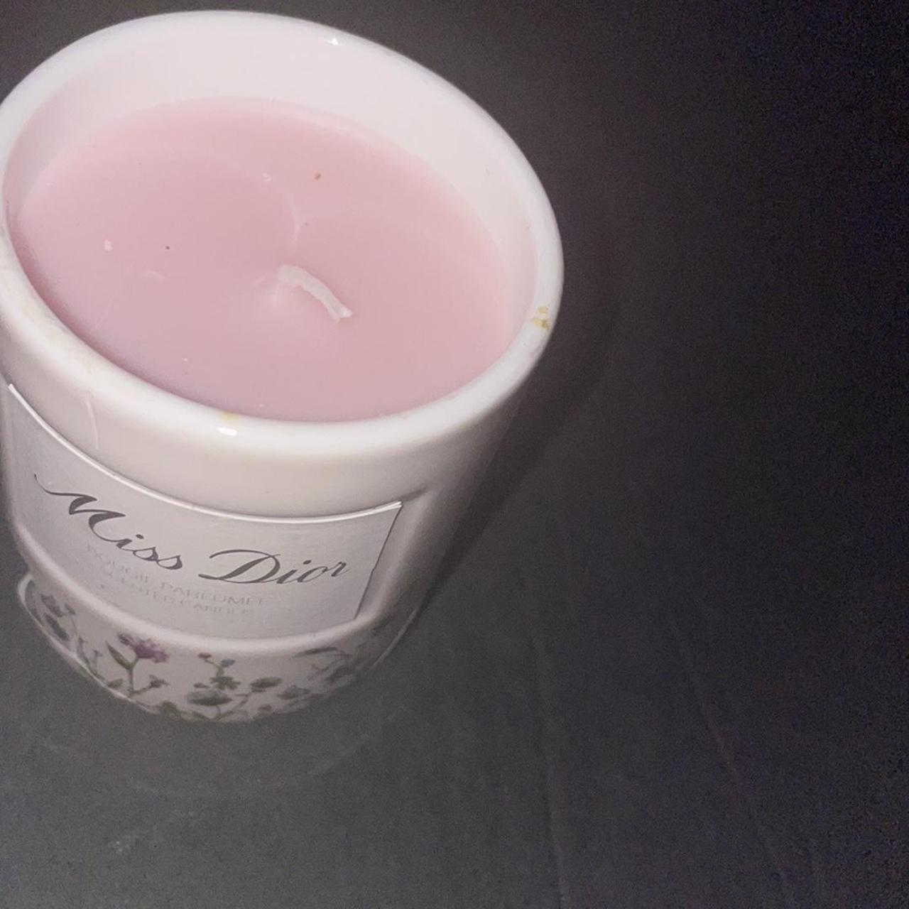 Miss Dior Bougie Parfumee Candle Satisfying long... Depop