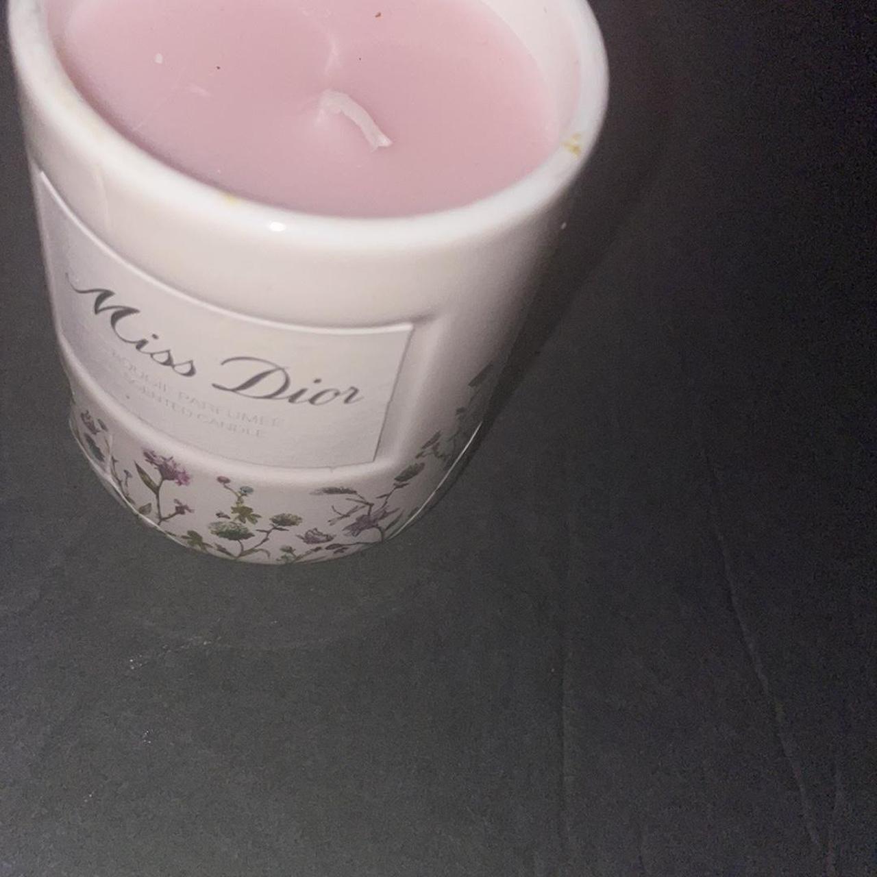 Miss Dior Bougie Parfumee Candle Satisfying long... Depop