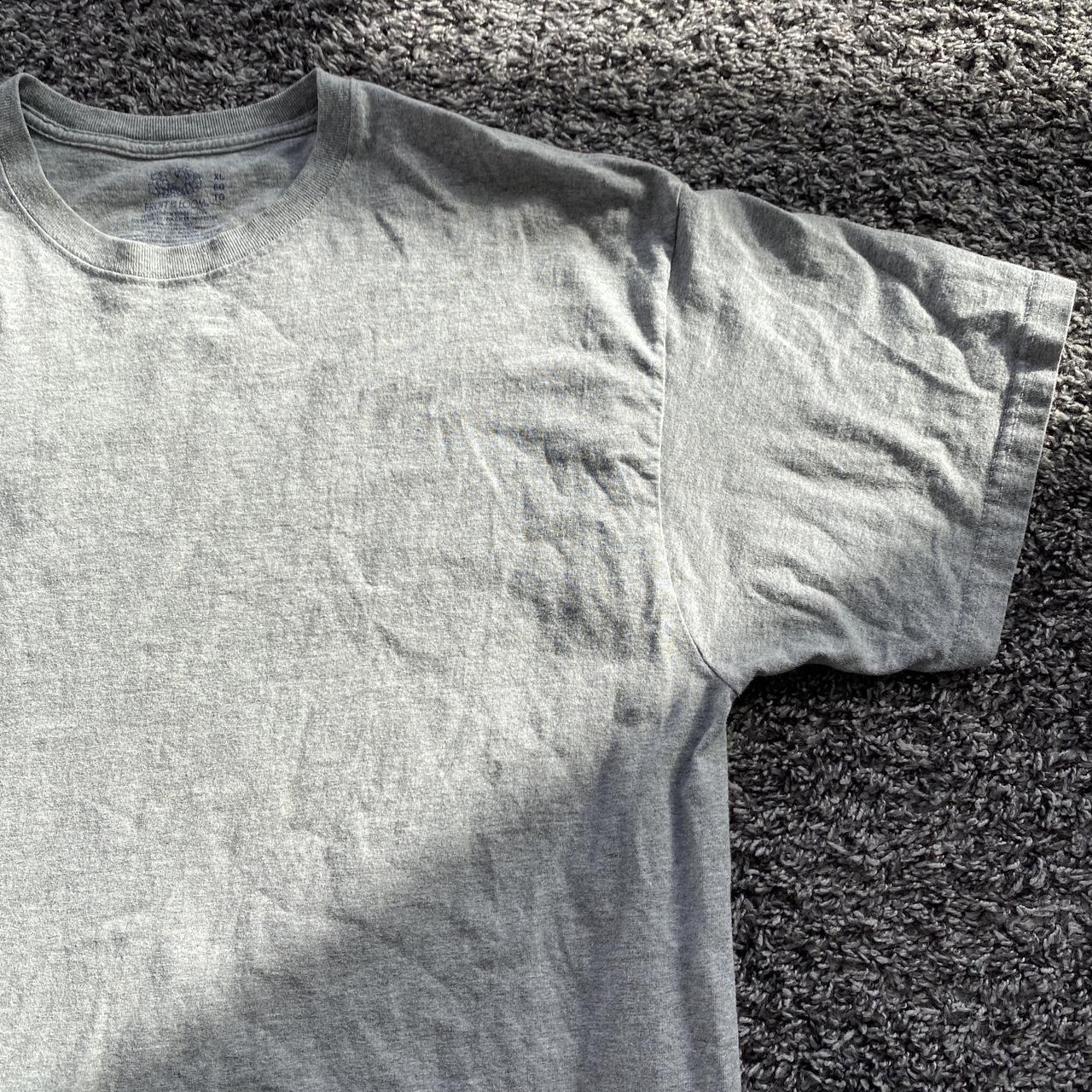 American Vintage Men's Grey T-shirt | Depop