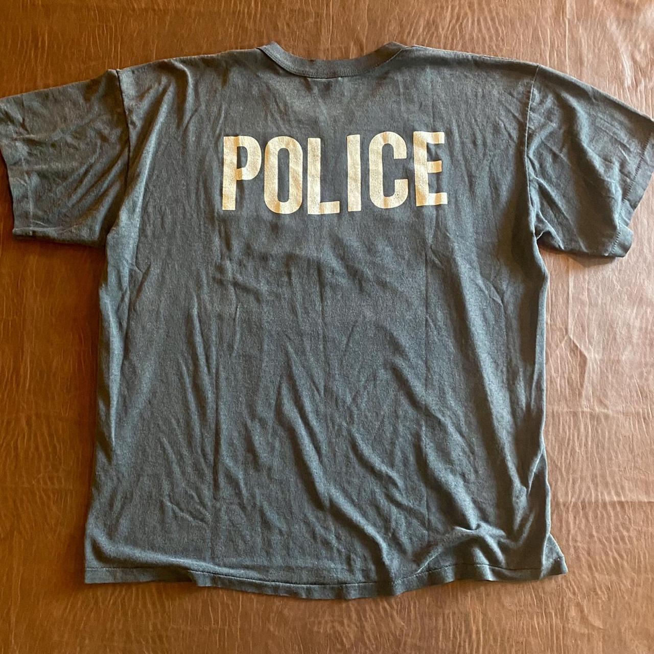 Police Men's Black T-shirt | Depop