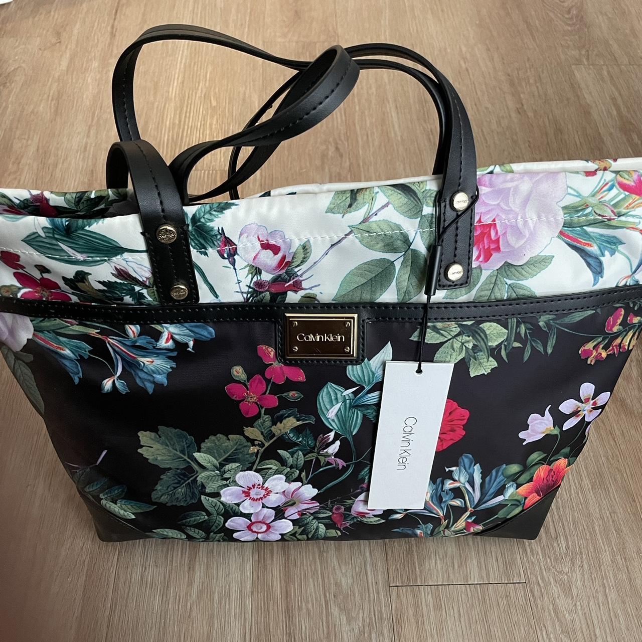 Calvin Klein floral shoulder bag. New with tags Depop