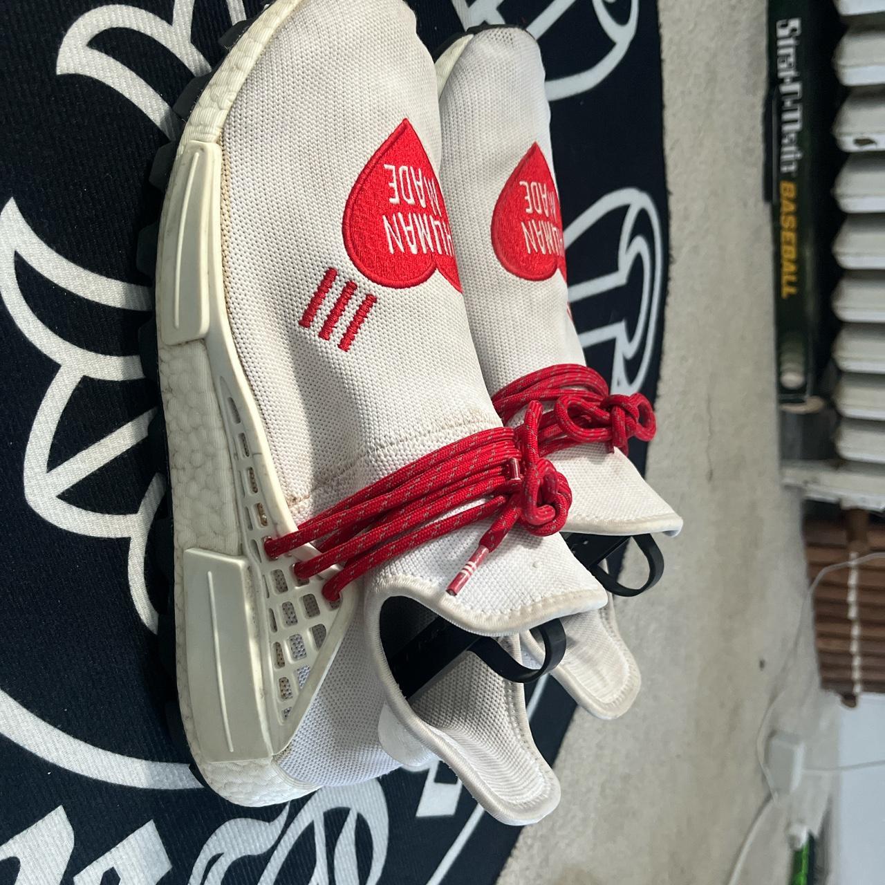 Human Made Men's White and Red Trainers (3)
