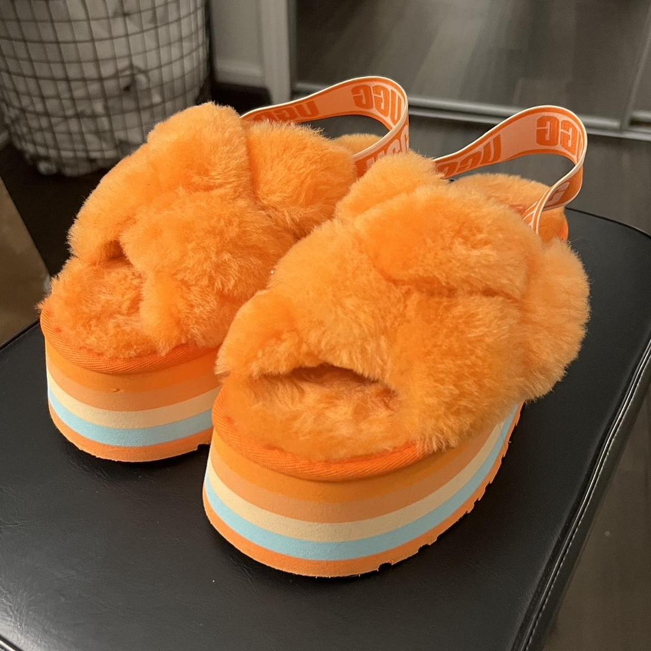 orange ugg slippers