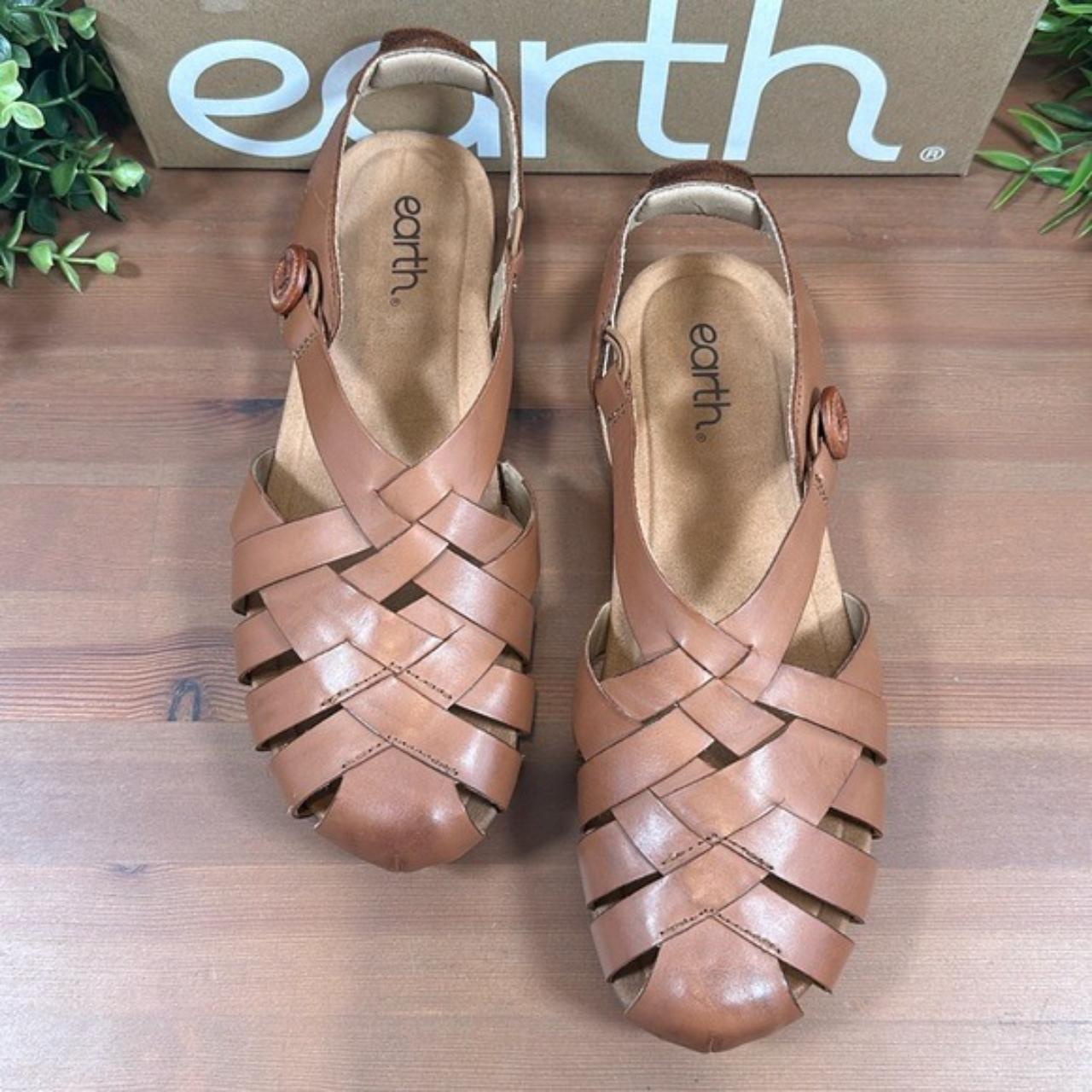 Earth Belita Leather Fisherman Sandals New with - Depop