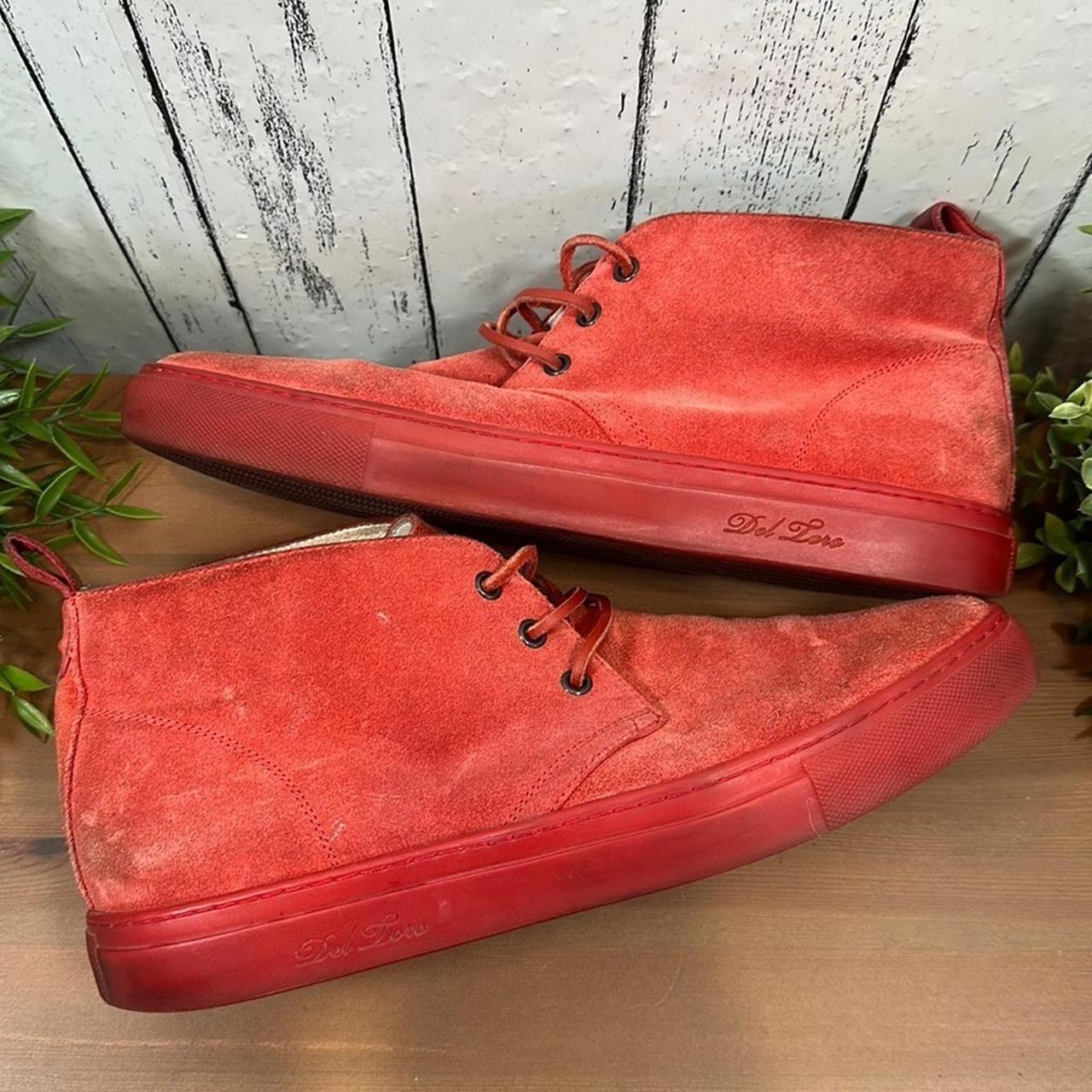 Retailer Red Suede Del Toro Italian shoes