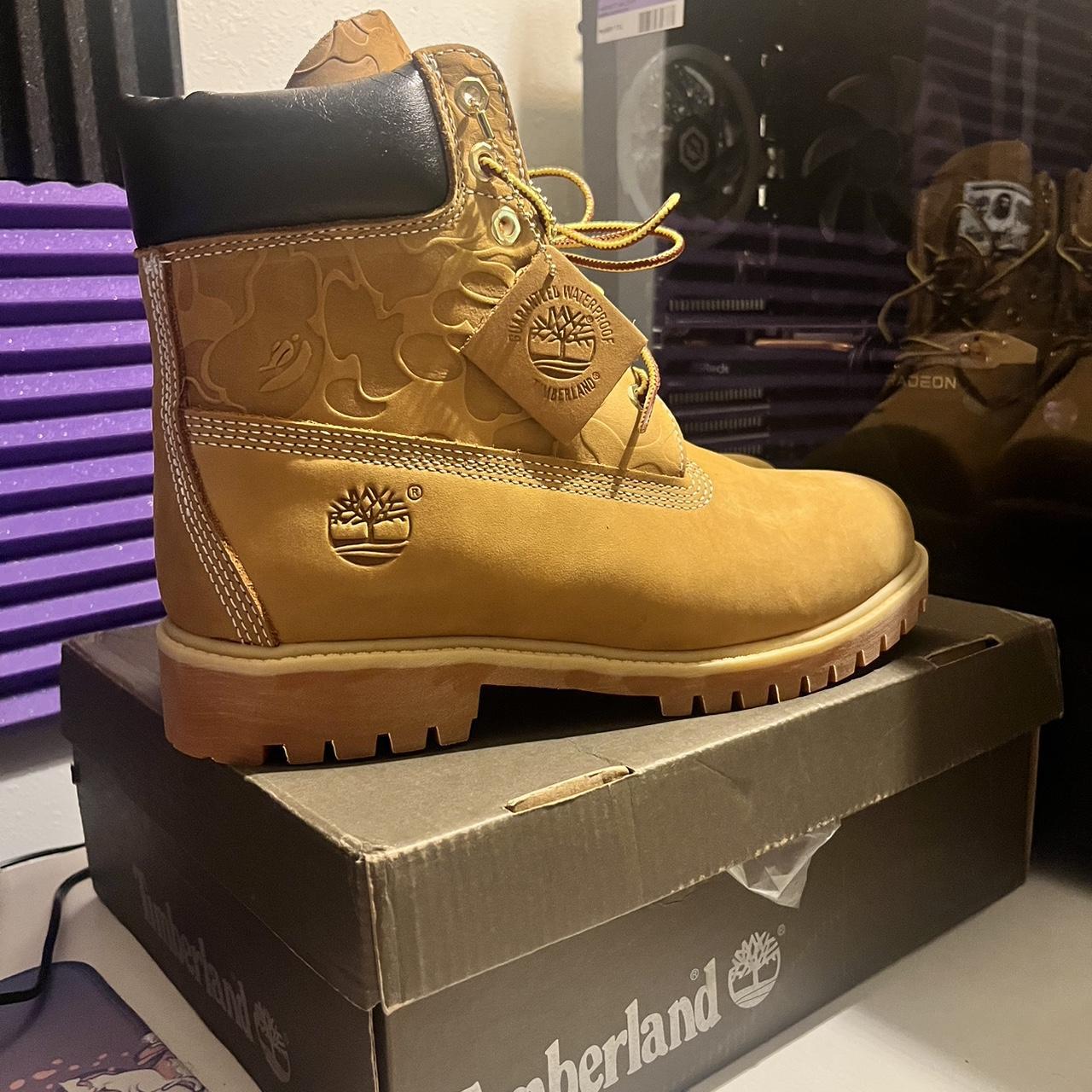 New Bape Timberlands (MESSAGE BEFORE BUYING) -send... - Depop