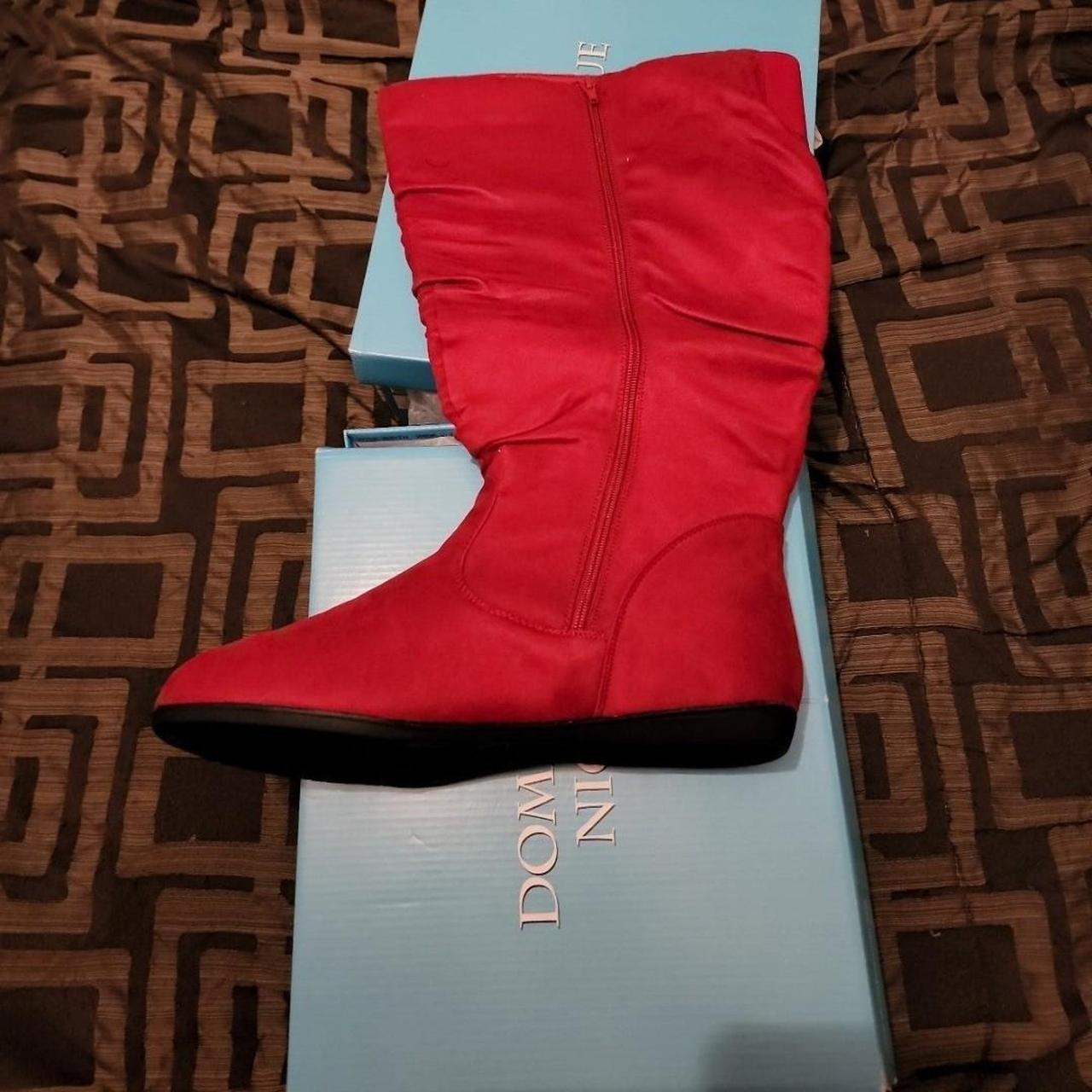 Dominique on sale red boots