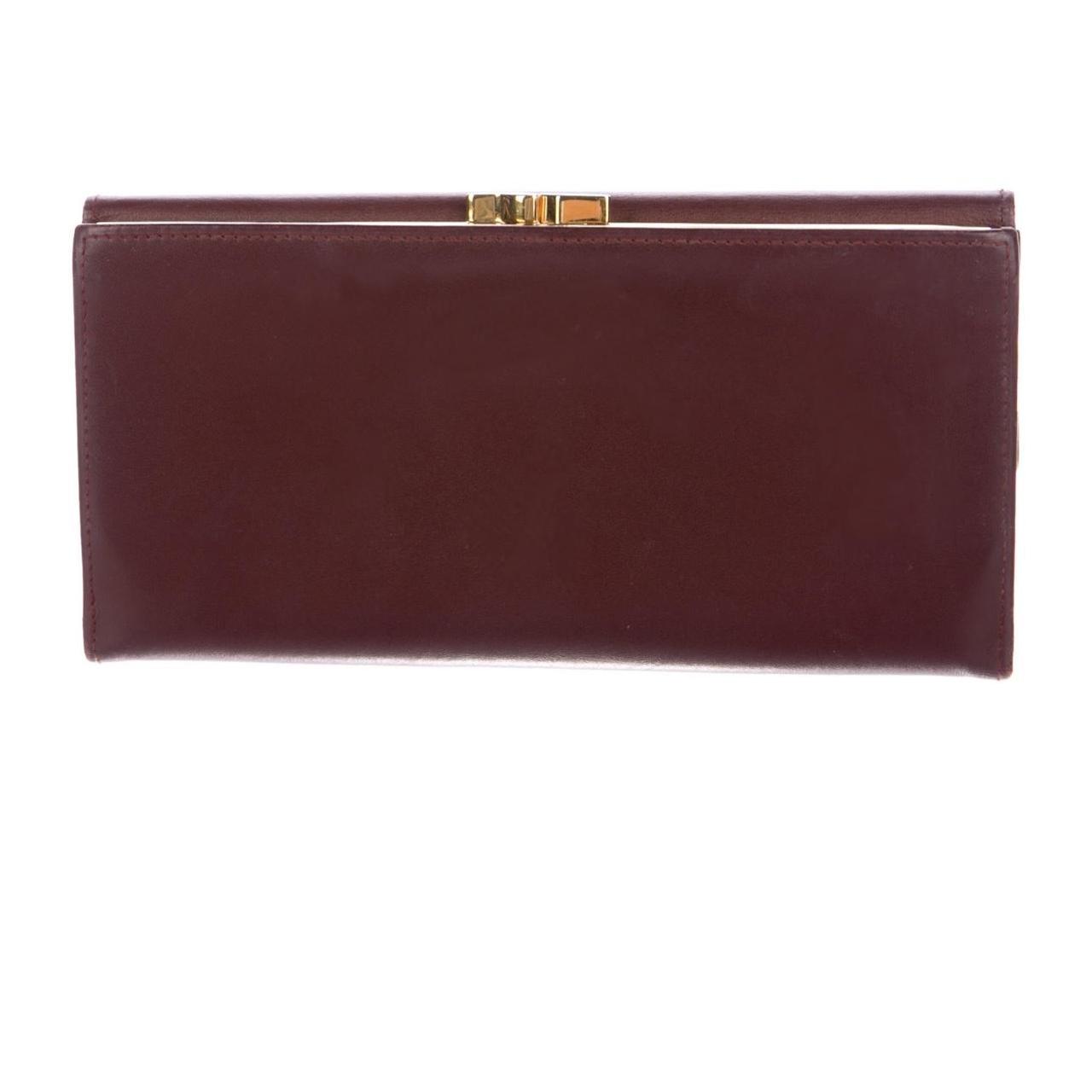 Cartier Women's Burgundy Walletpurses Depop
