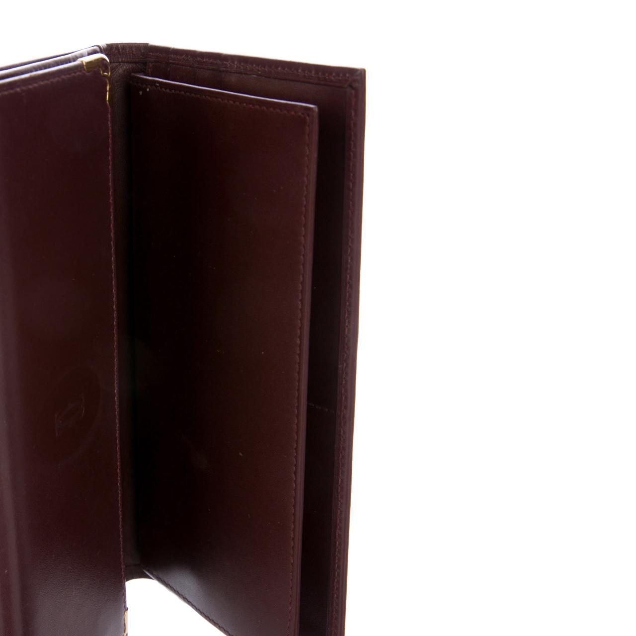 Cartier Women's Burgundy Walletpurses Depop