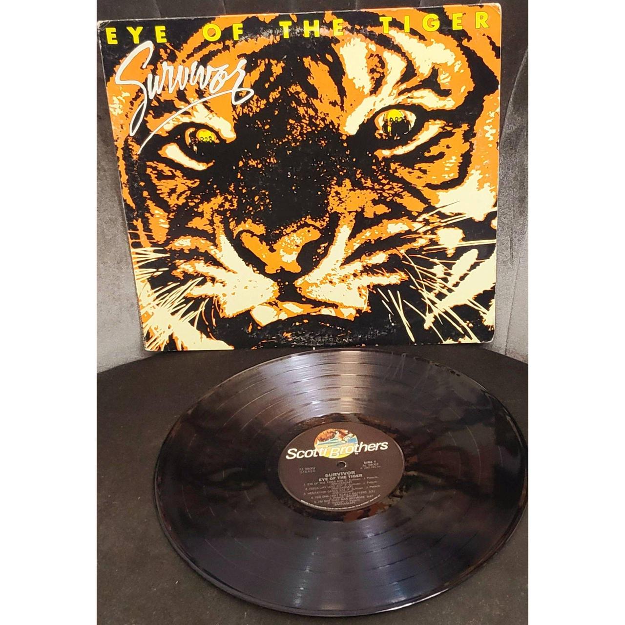 Vintage Survivor Eye of the Tiger LP Record Album Vinyl Start 