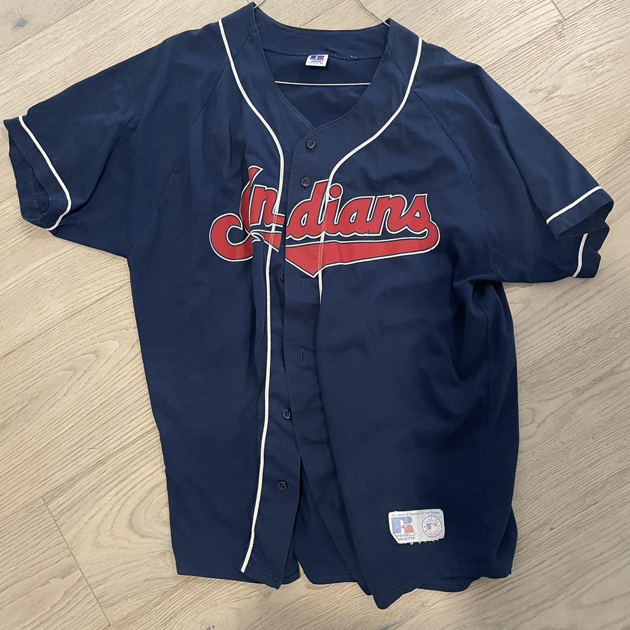 Indians Baseball Jersey - Depop