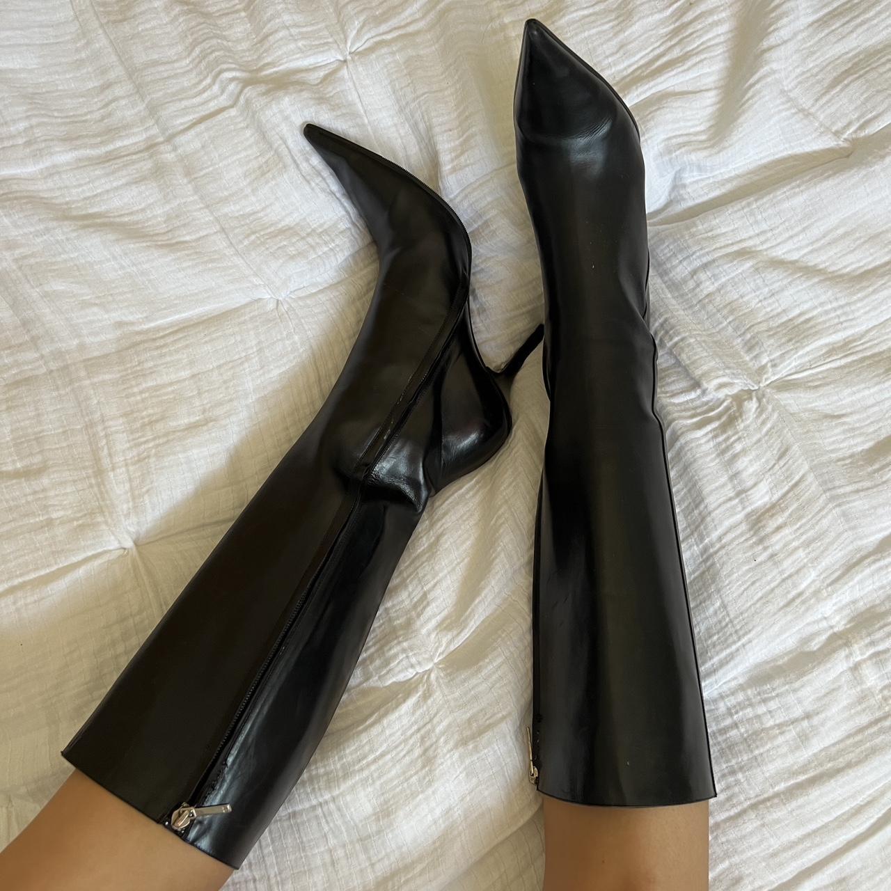 Christian Dior Leather Pointed-Toe Boots – Fly Thread