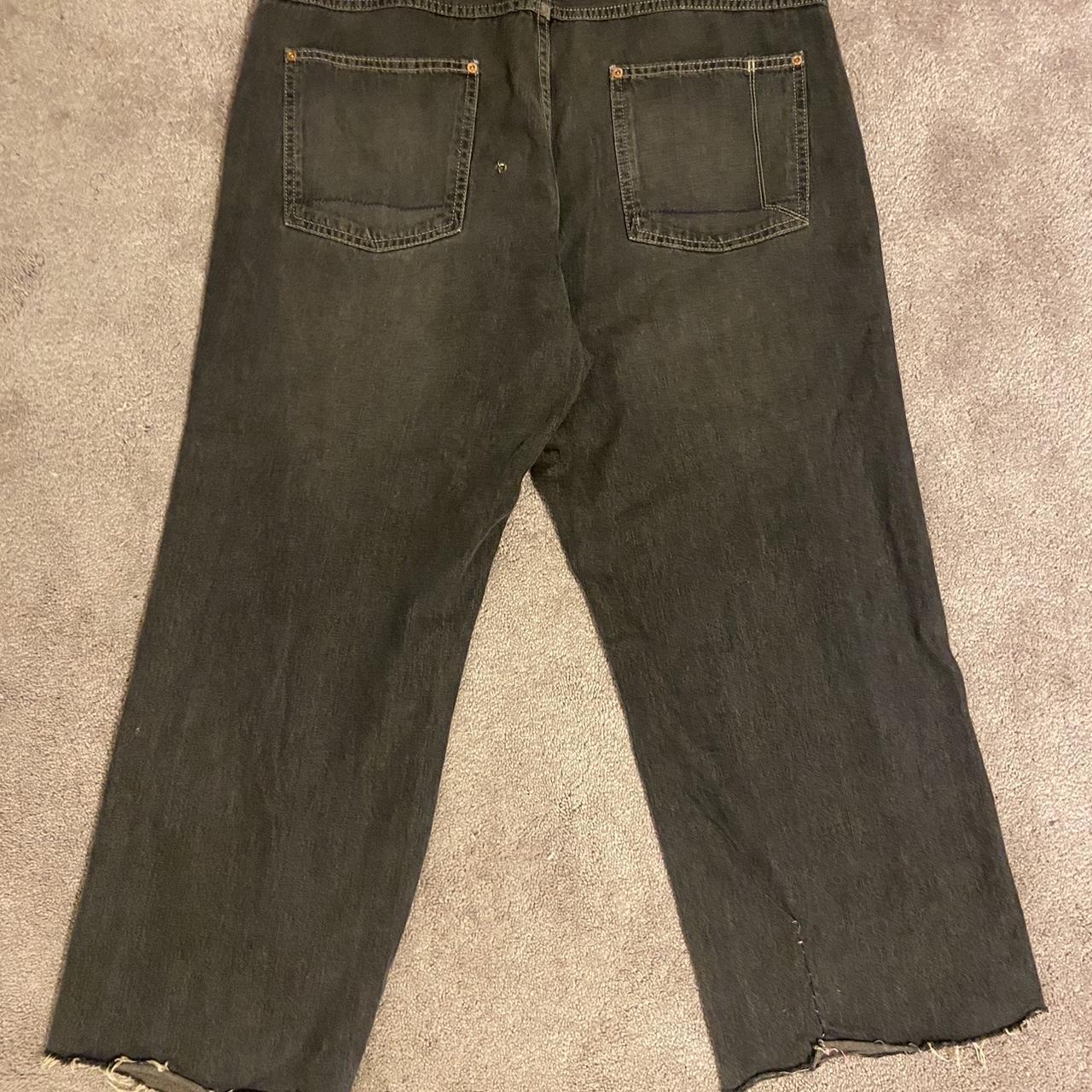 baggy distressed Nautica jeans size 38/32 hole on... Depop