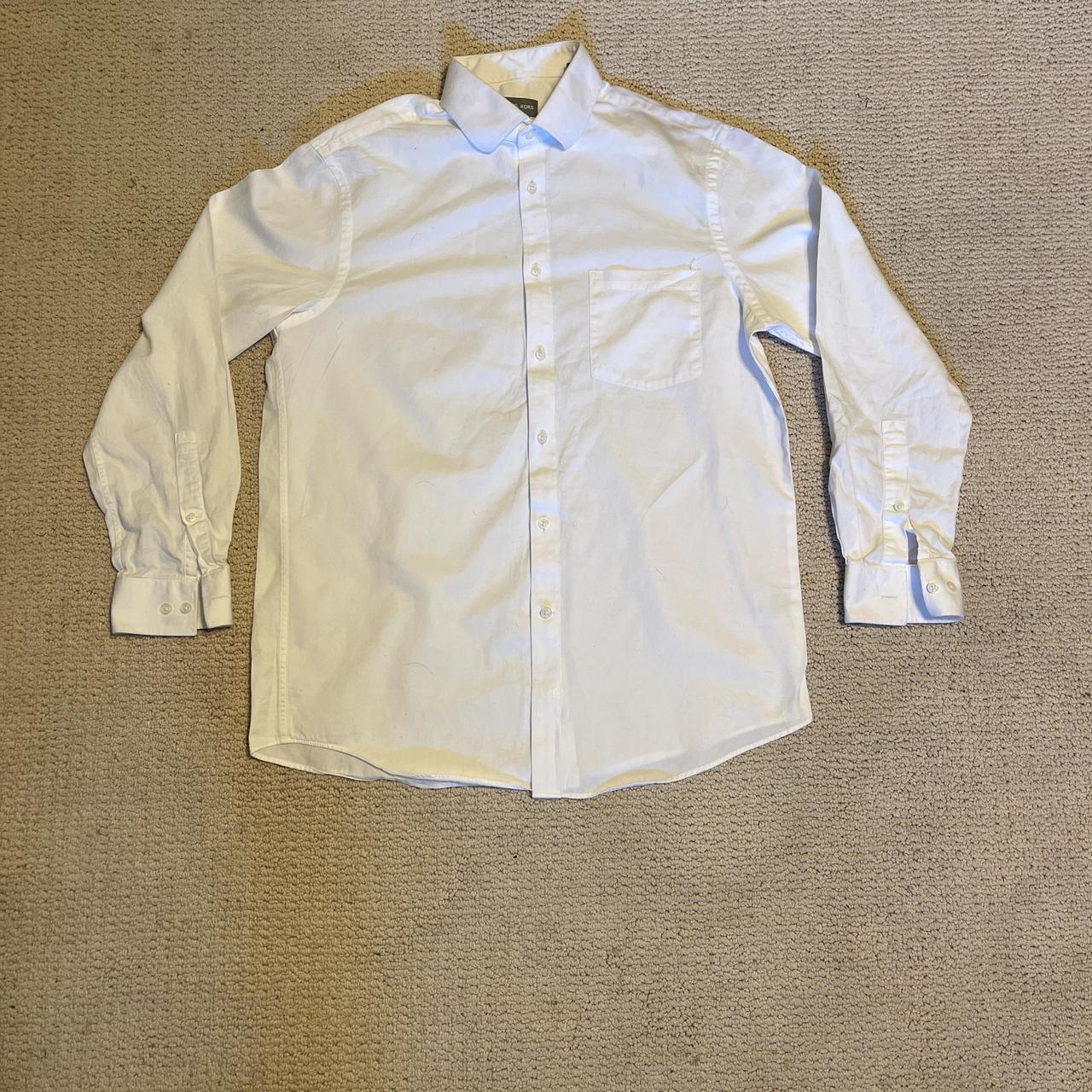 Michael kors white dress shirt Dm for